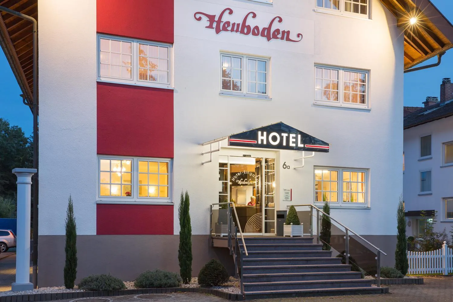 Facade/entrance in Hotel Heuboden