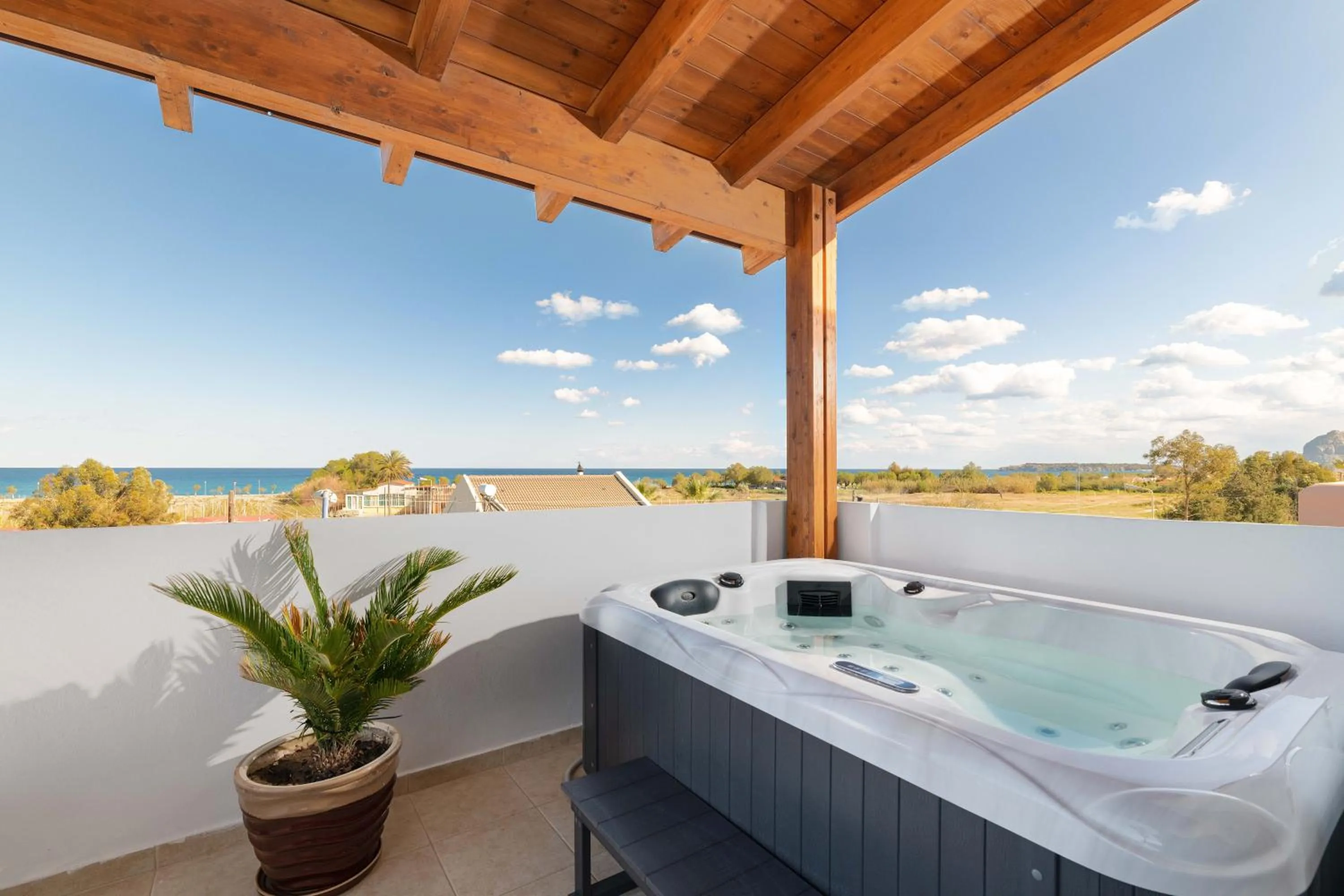 Villa Rose on the beach