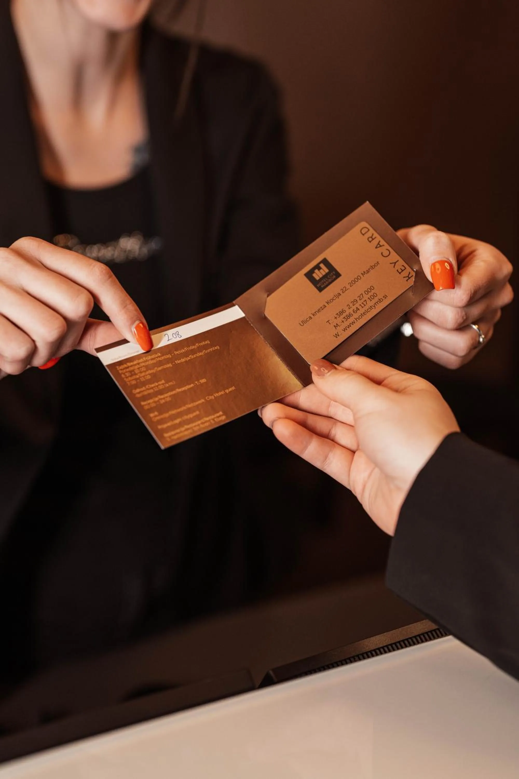 Lobby or reception in Hotel City Maribor