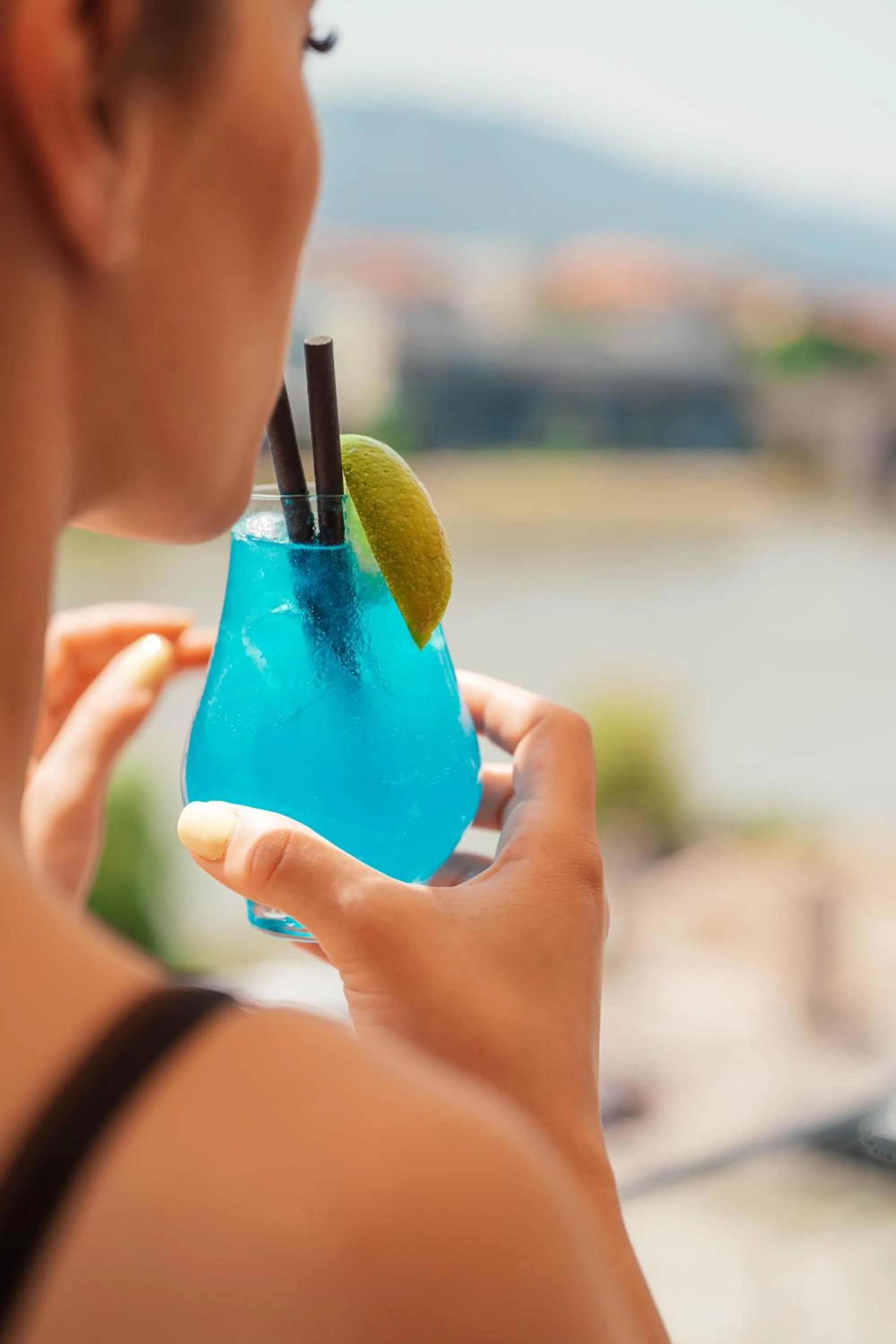 Patio in Hotel City Maribor