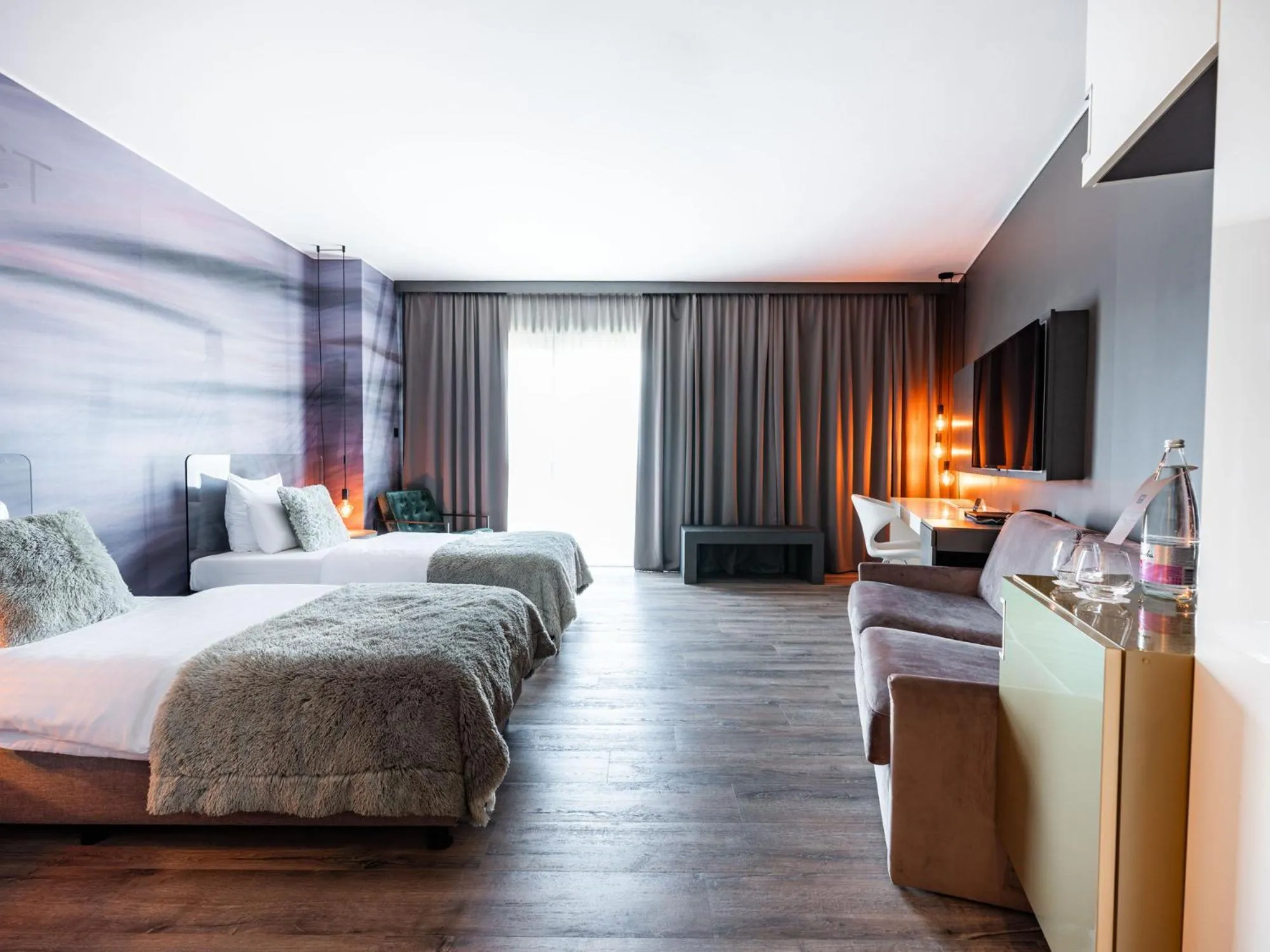 Bed in Hotel City Maribor