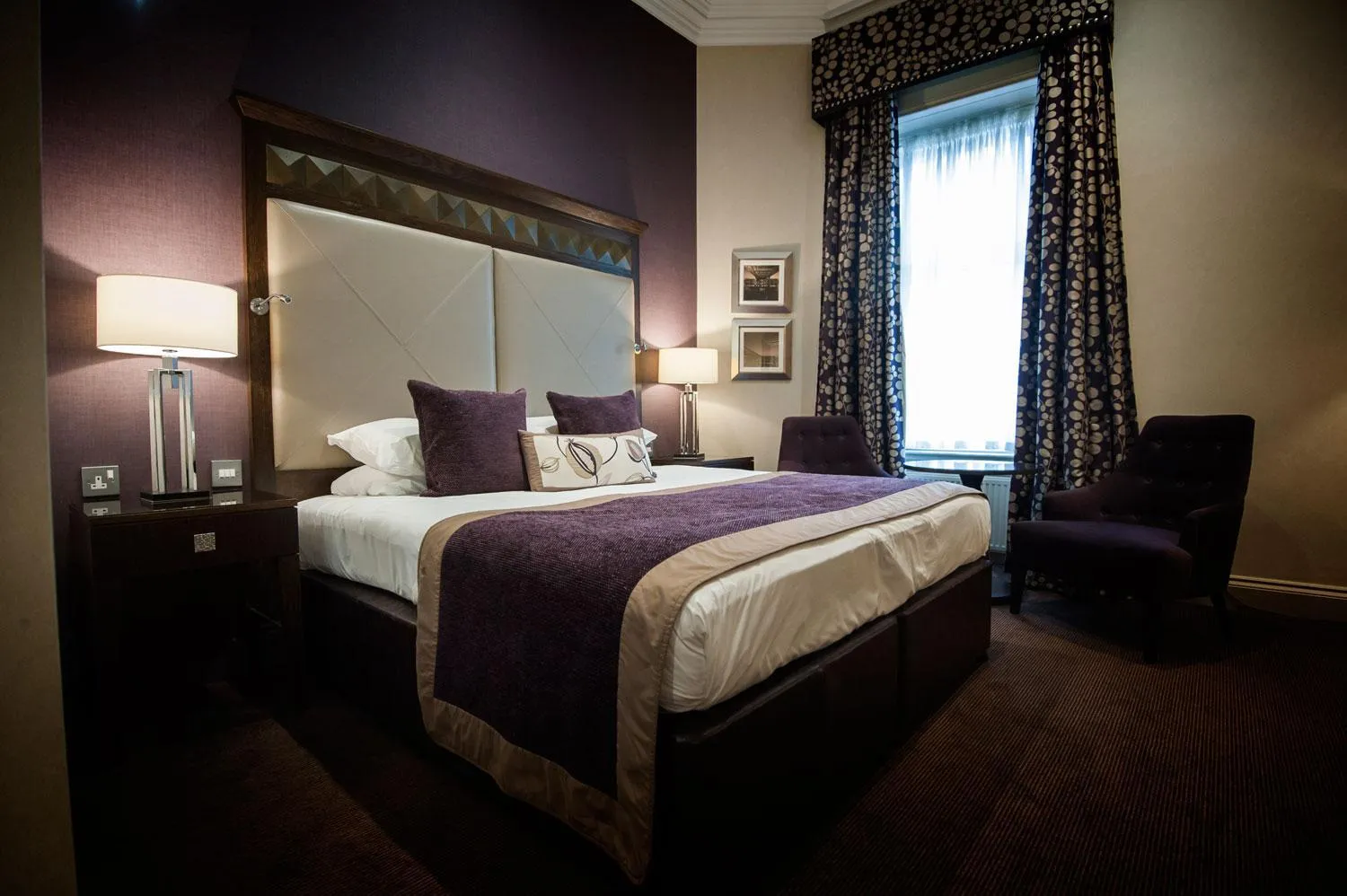 Bed in Seamill Hydro Hotel