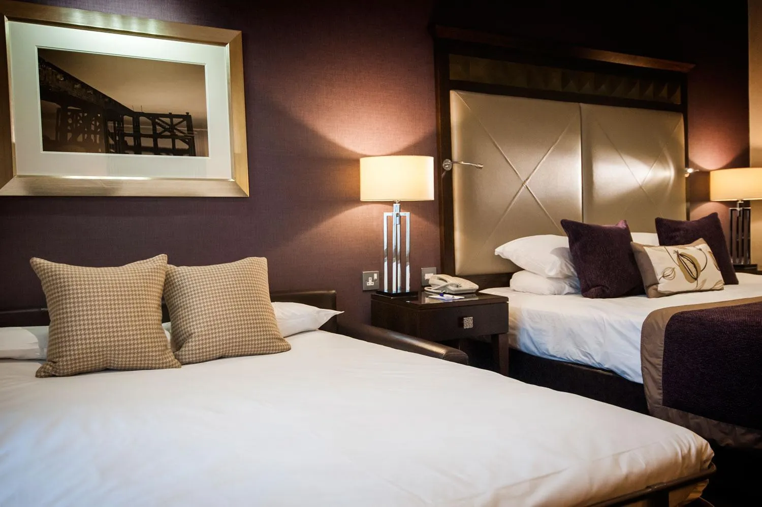 Bed in Seamill Hydro Hotel