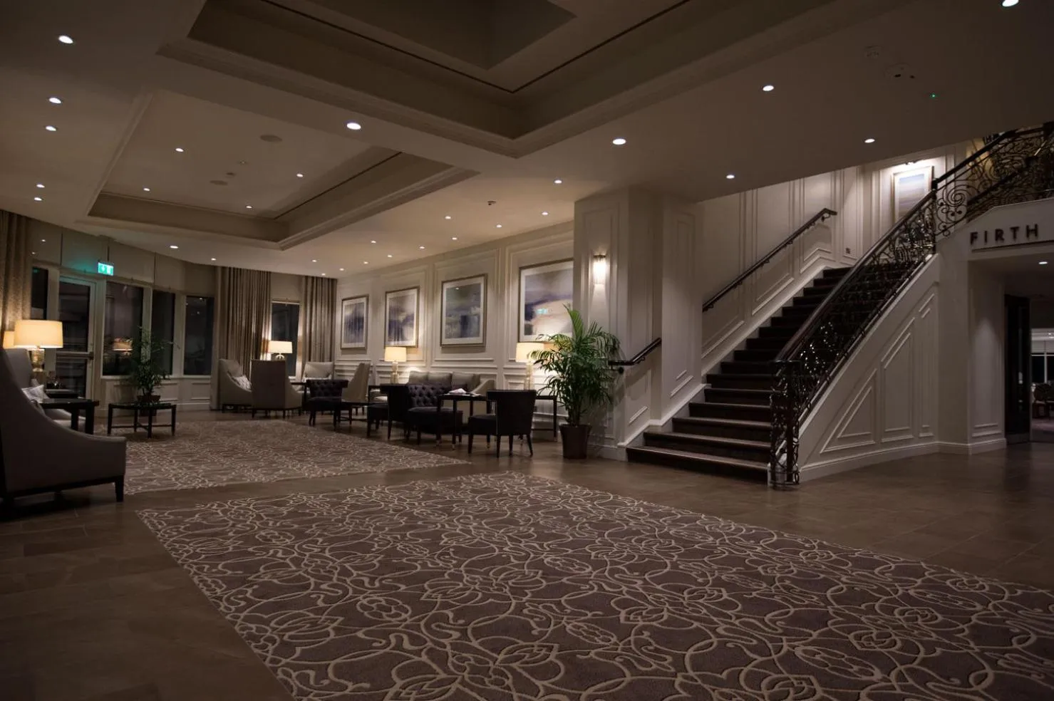 Lobby or reception in Seamill Hydro Hotel