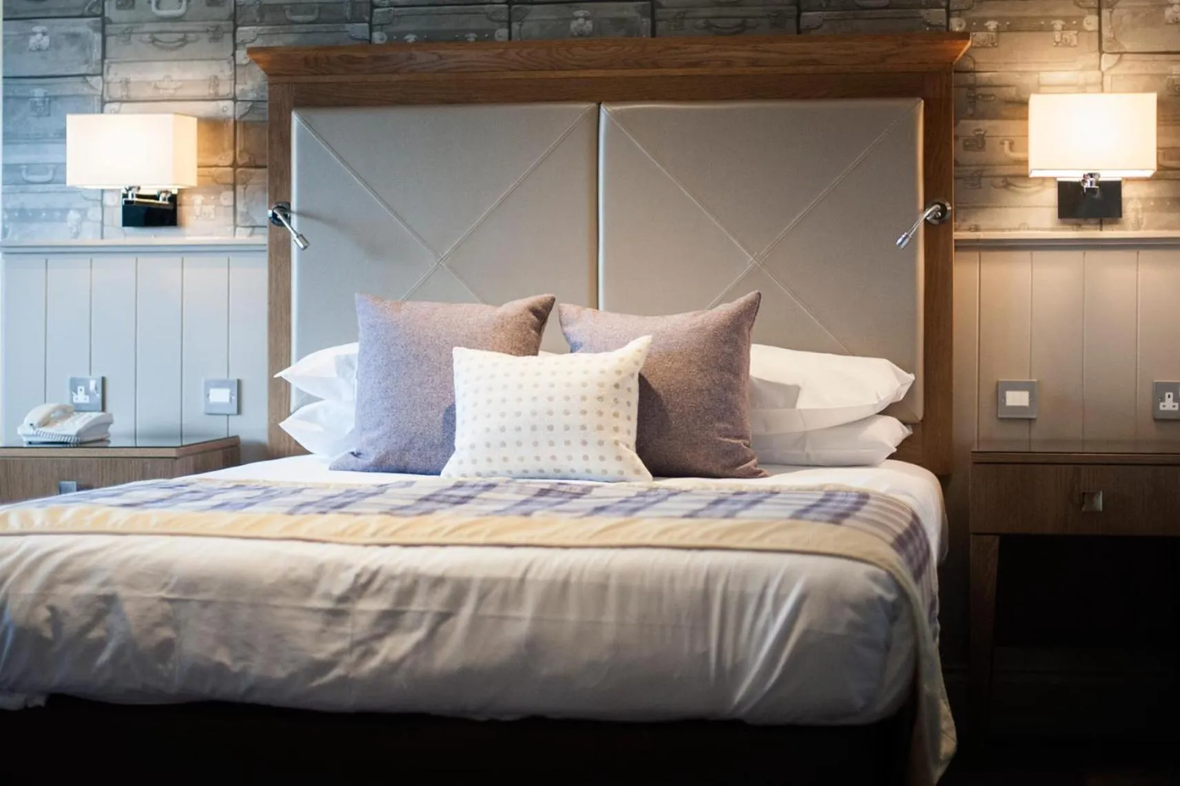 Bed in Seamill Hydro Hotel