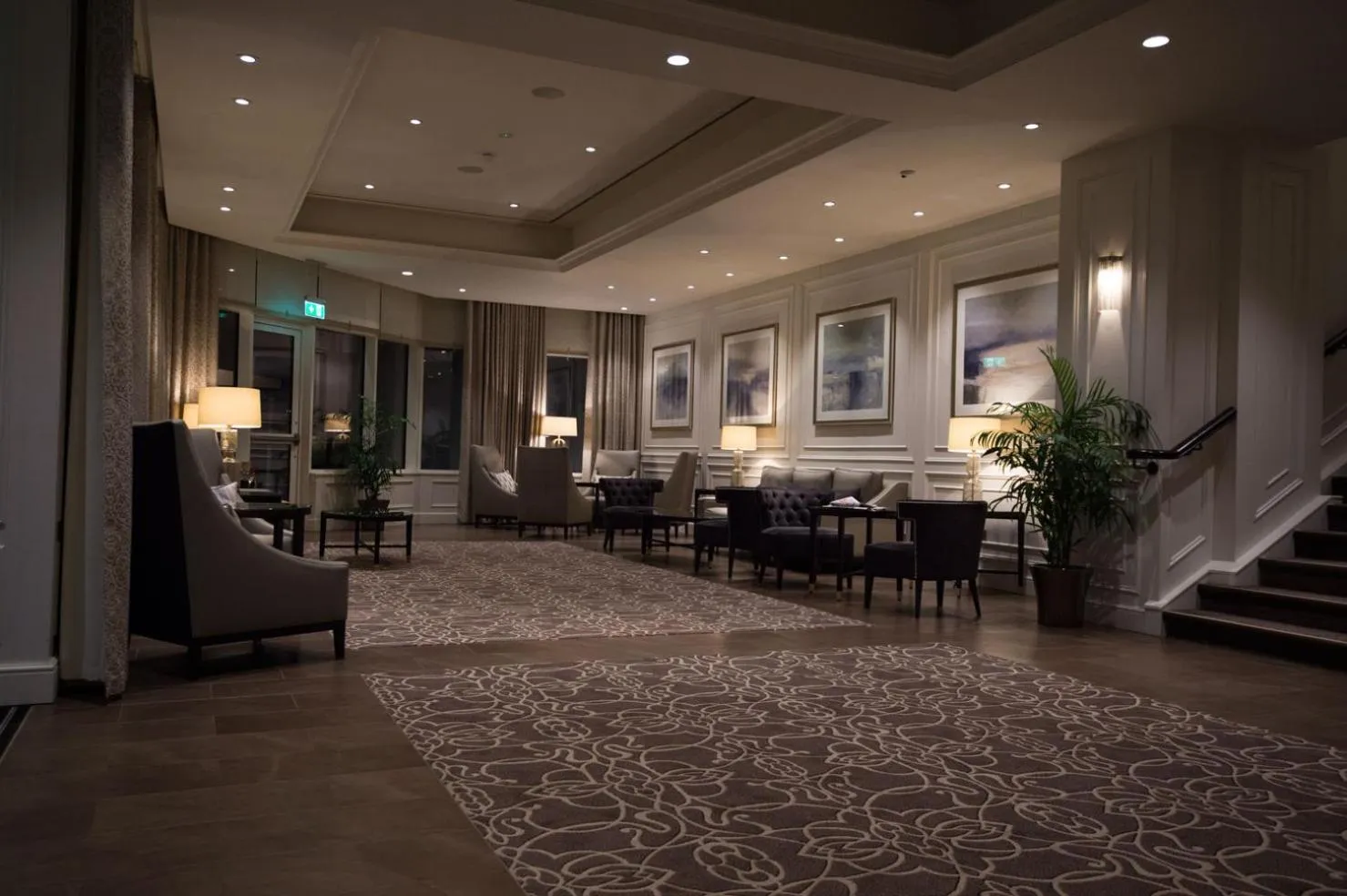 Lobby or reception in Seamill Hydro Hotel