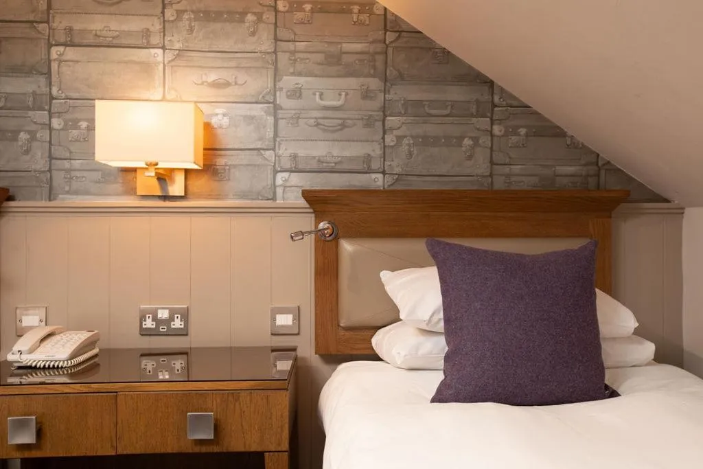 Bed in Seamill Hydro Hotel