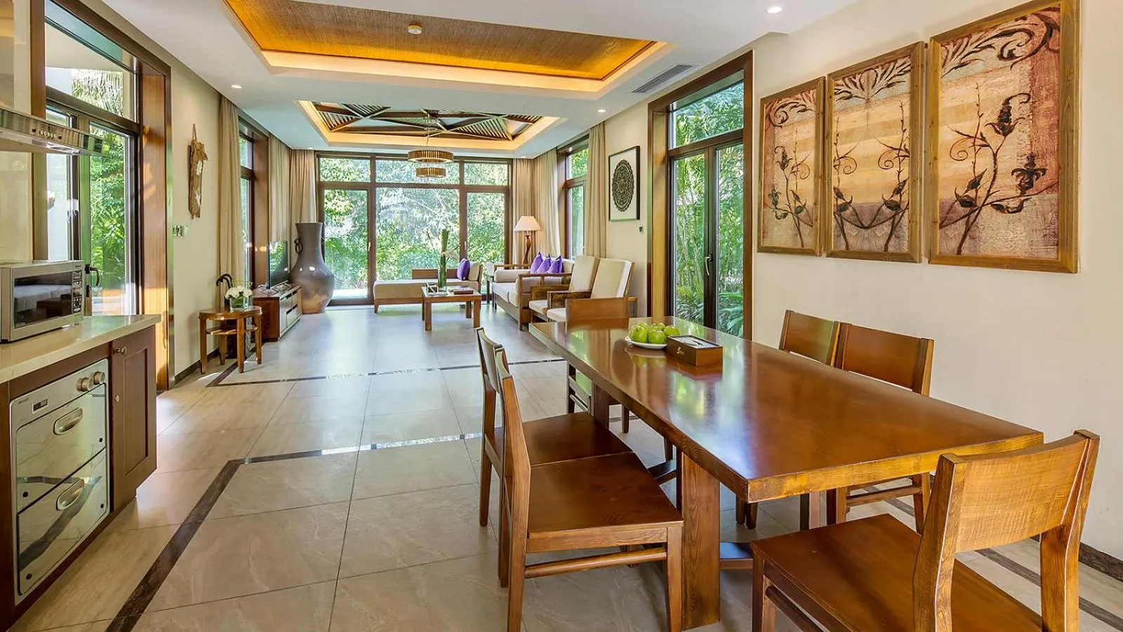 Living room in Sanya Yalong Bay Villas & Spa