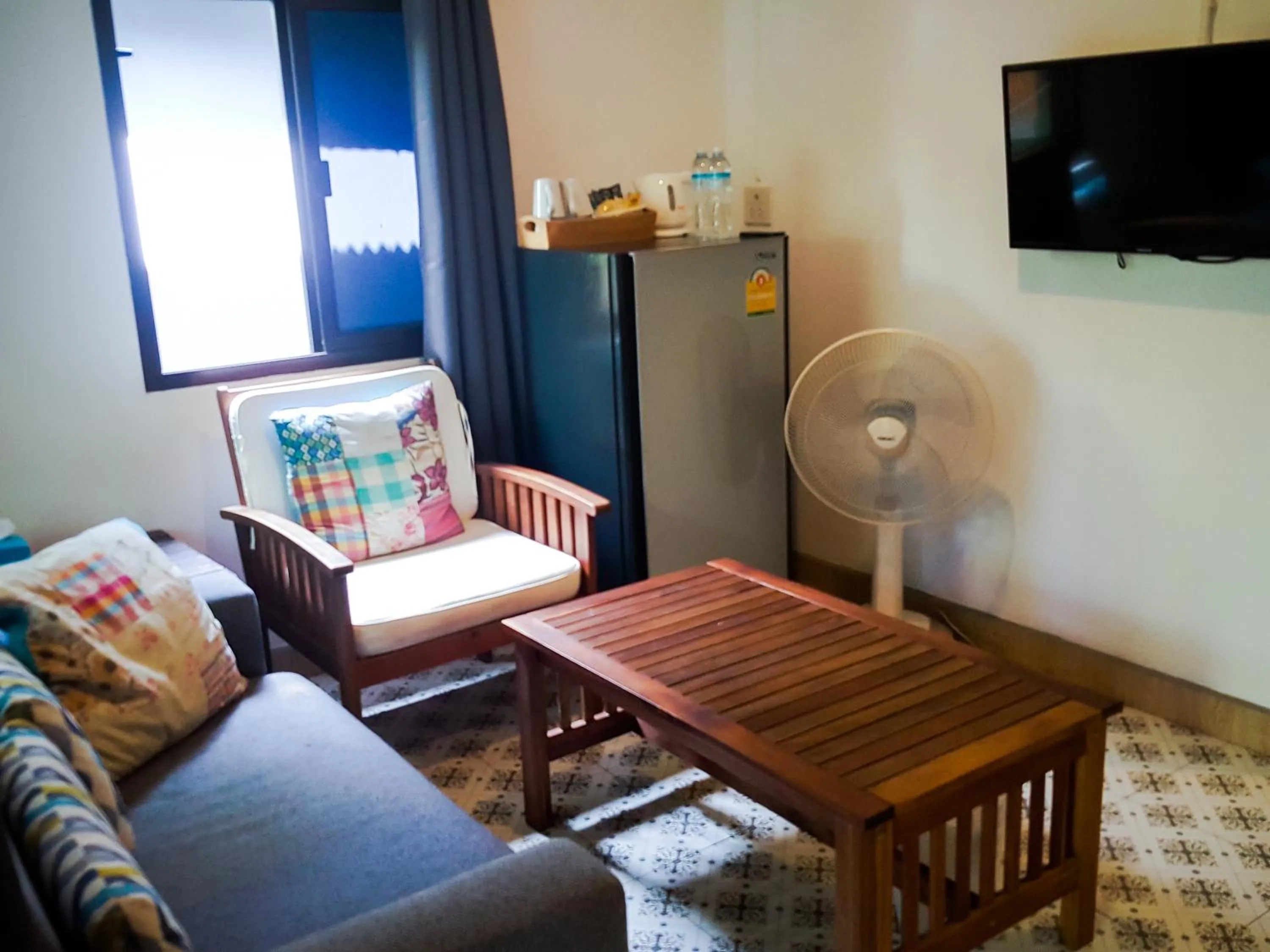 Living room in Glur Hostel