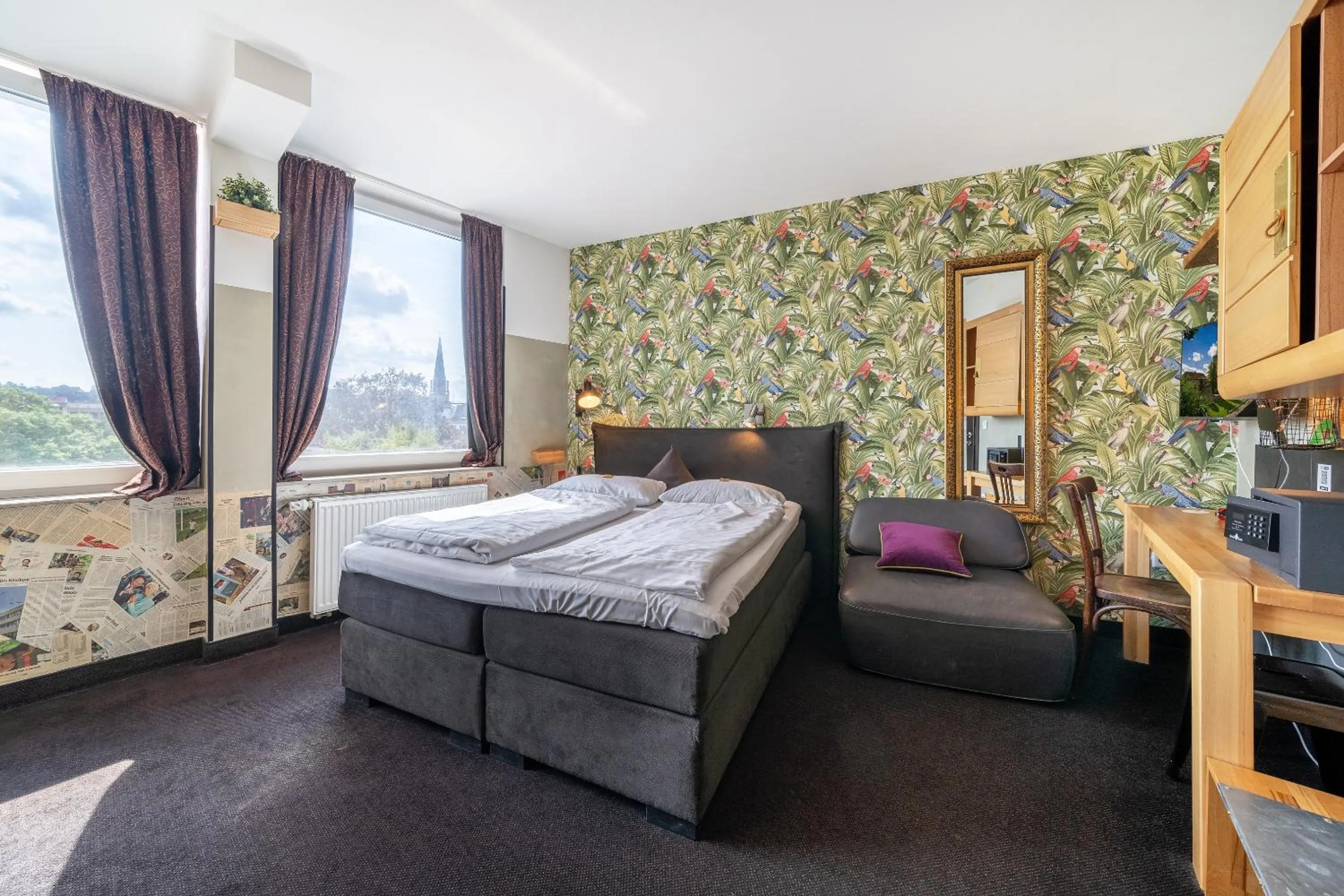 Bed in Aappartel City Center - kontaktloser Check-in 24h