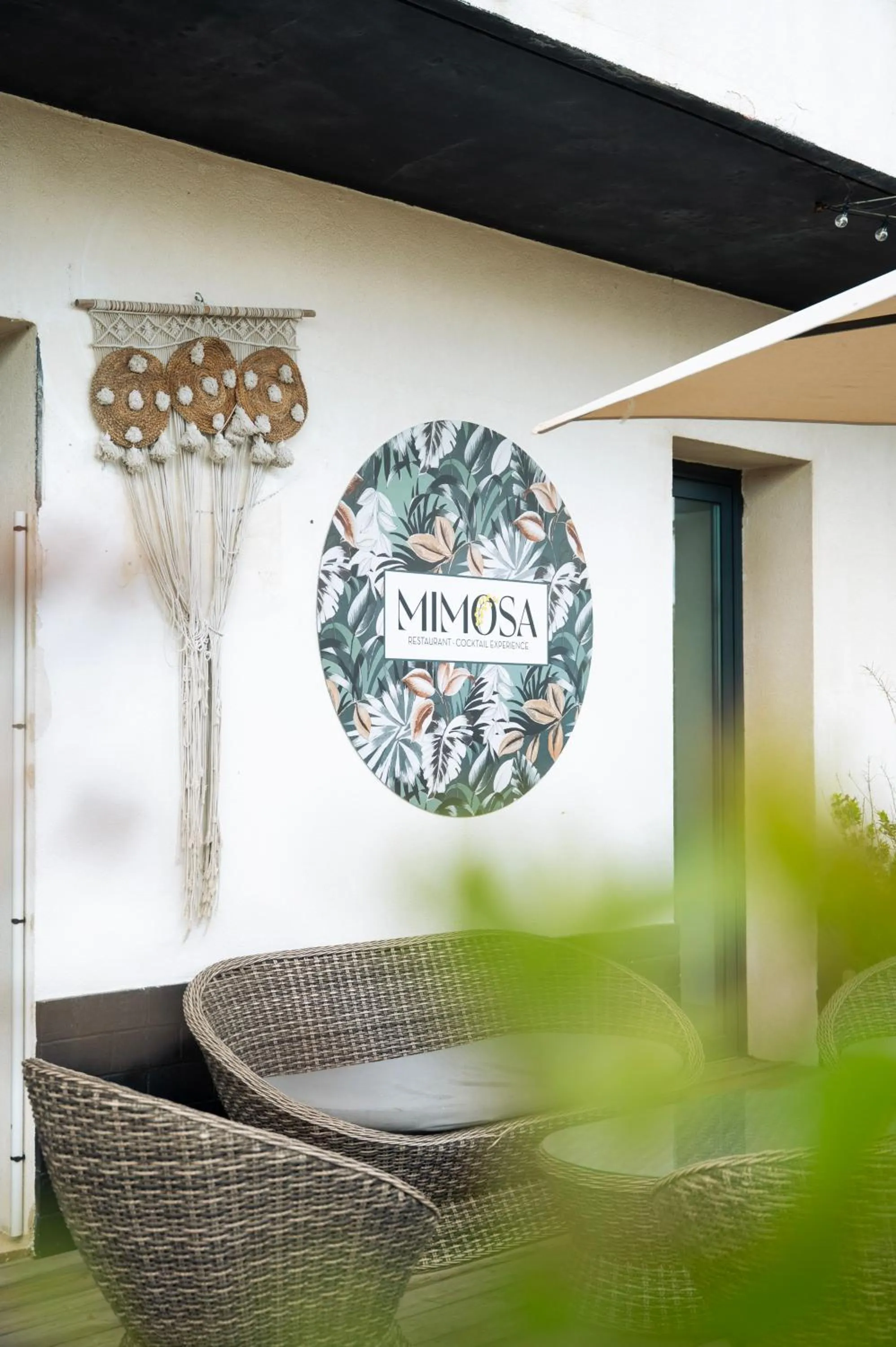 Patio in Hôtel du Midi Plage