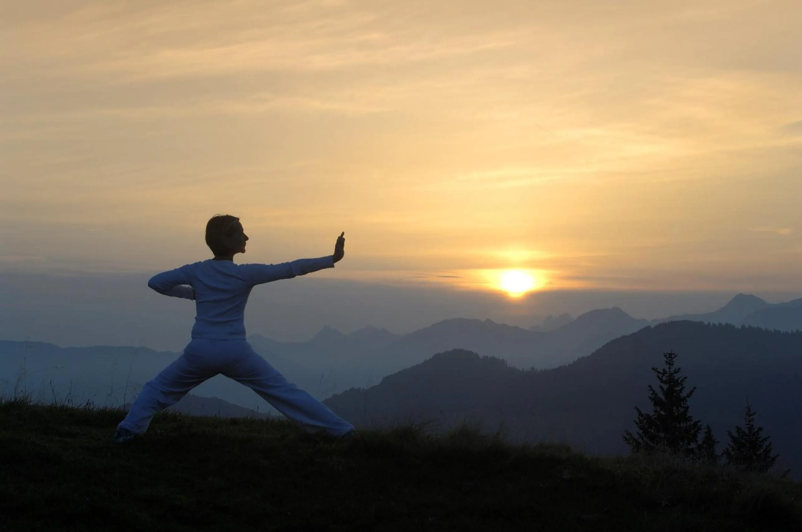 Sunset in HUBERTUS Mountain Refugio Allgäu