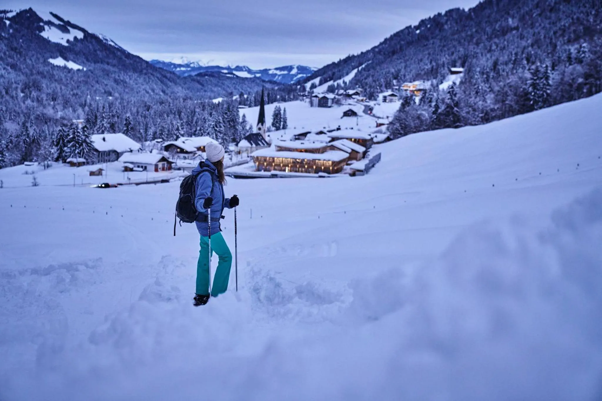 Area and facilities in HUBERTUS Mountain Refugio Allgäu