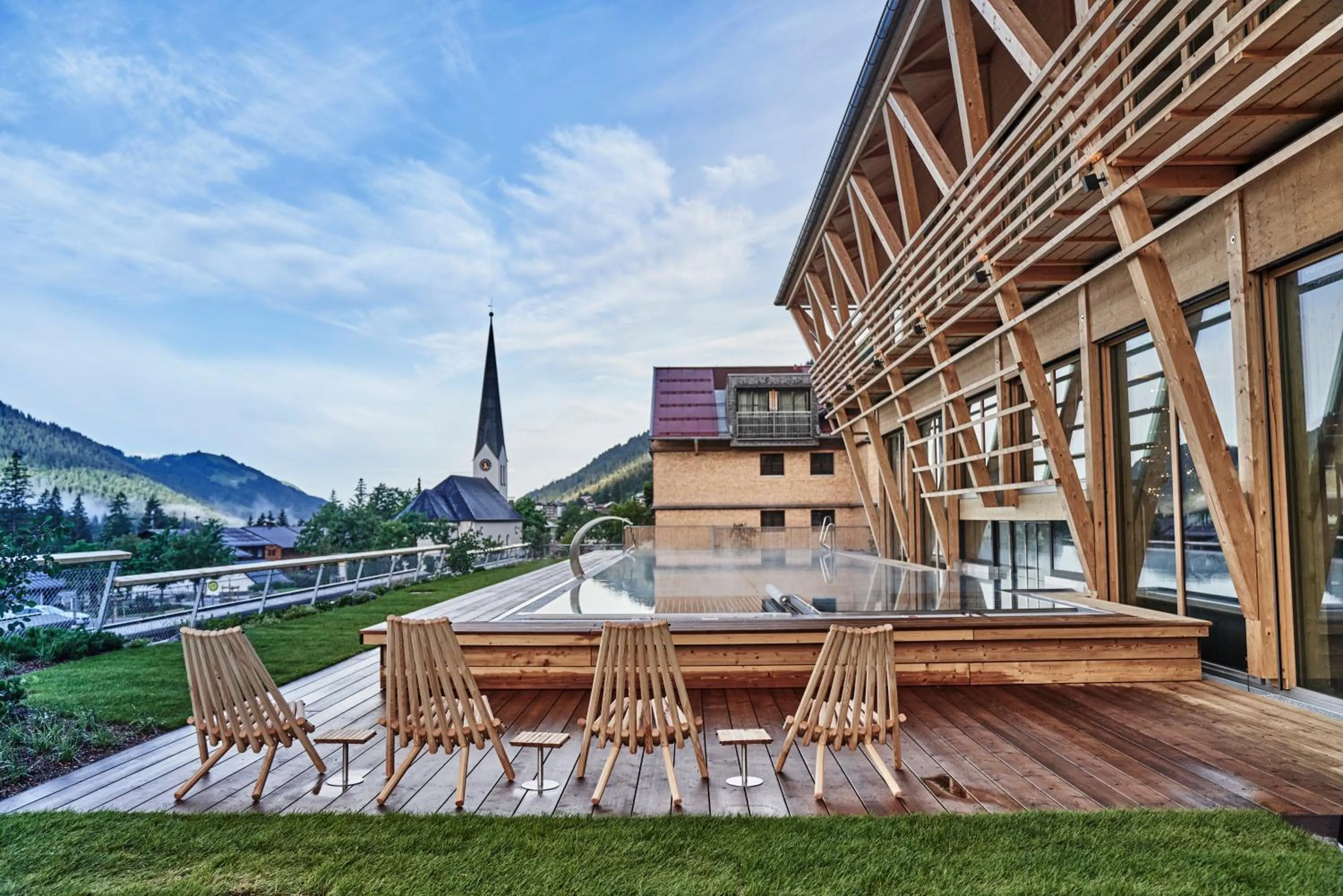 Property building in HUBERTUS Mountain Refugio Allgäu