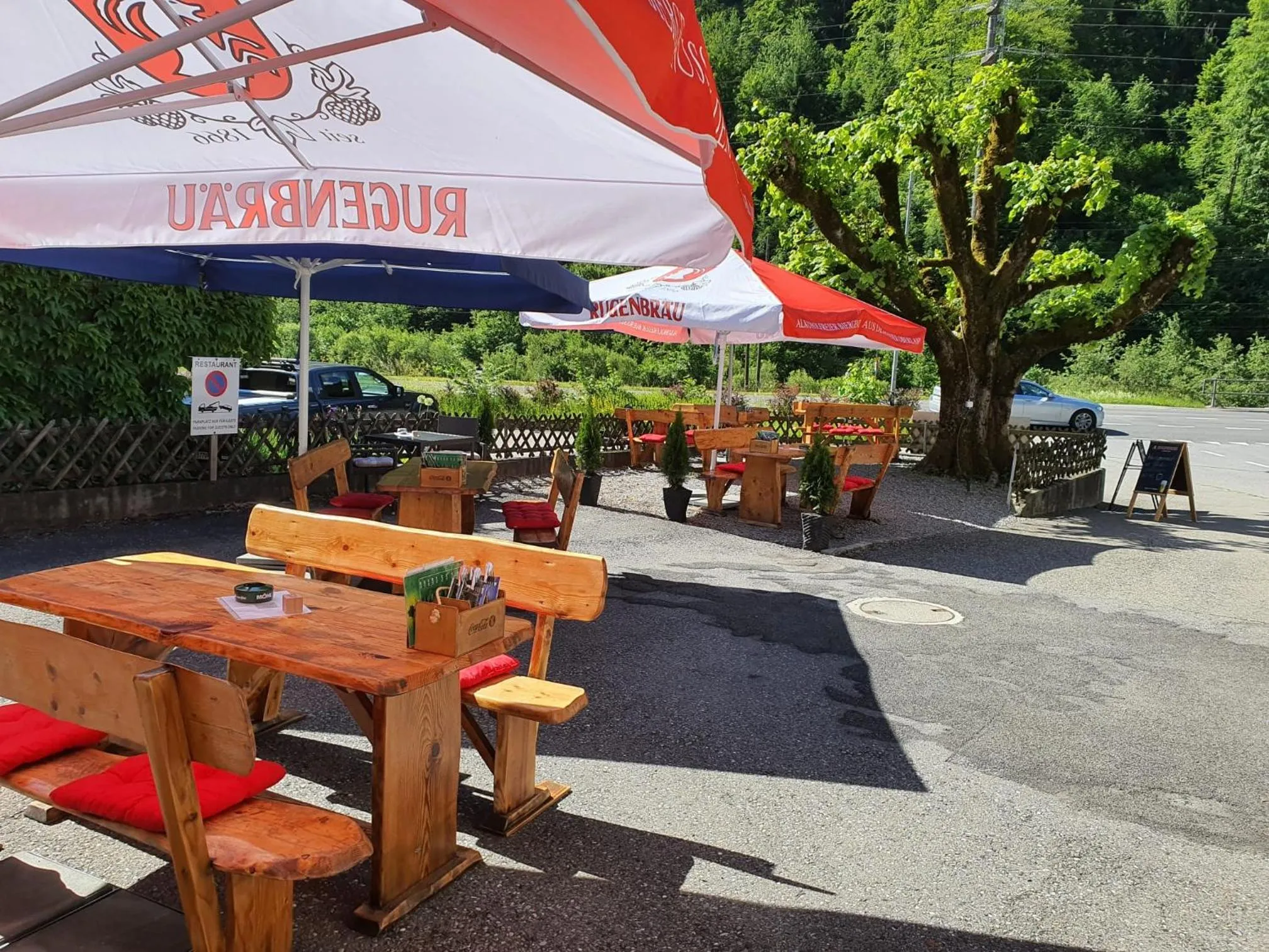 Garden view in Hotel-Restaurant-Linde