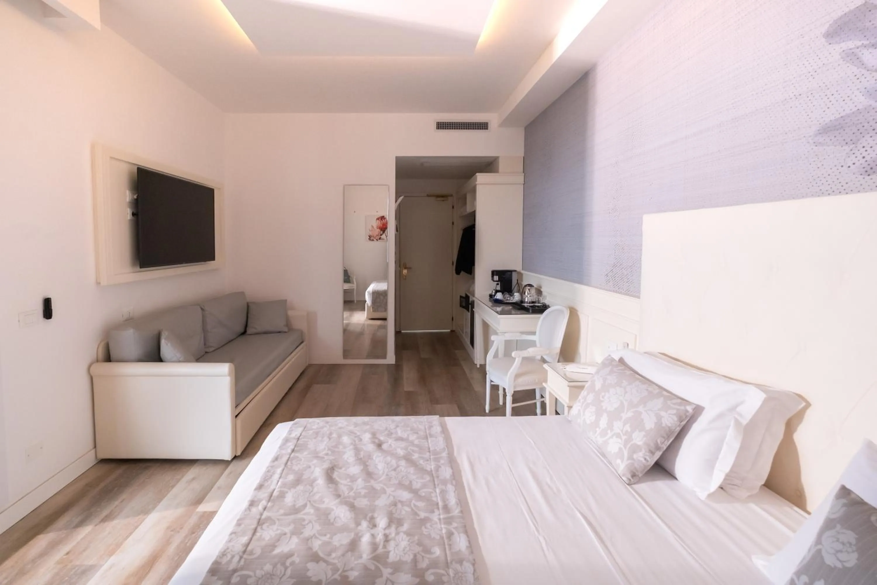 Bed in Park Hotel Cellini