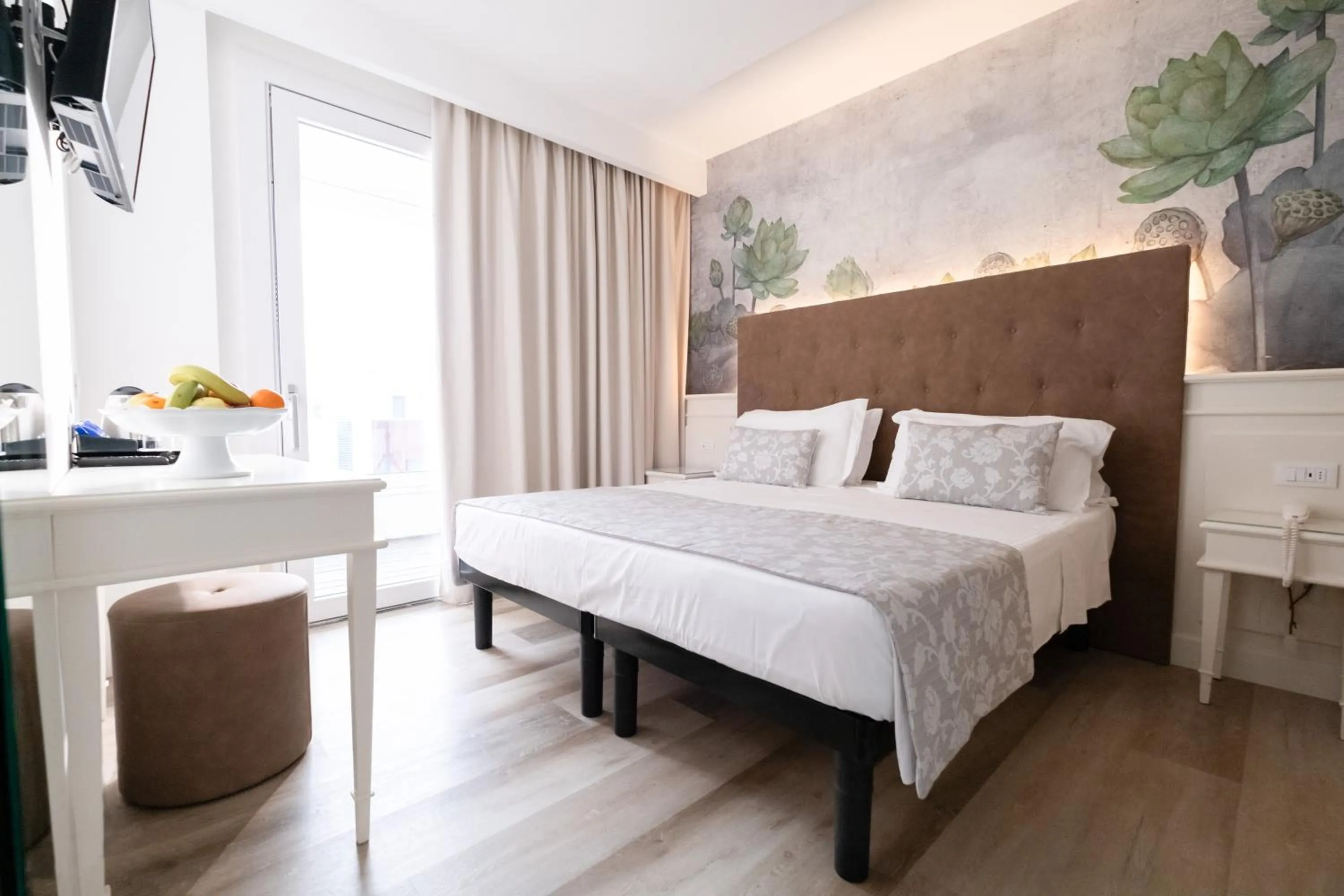 Bed in Park Hotel Cellini