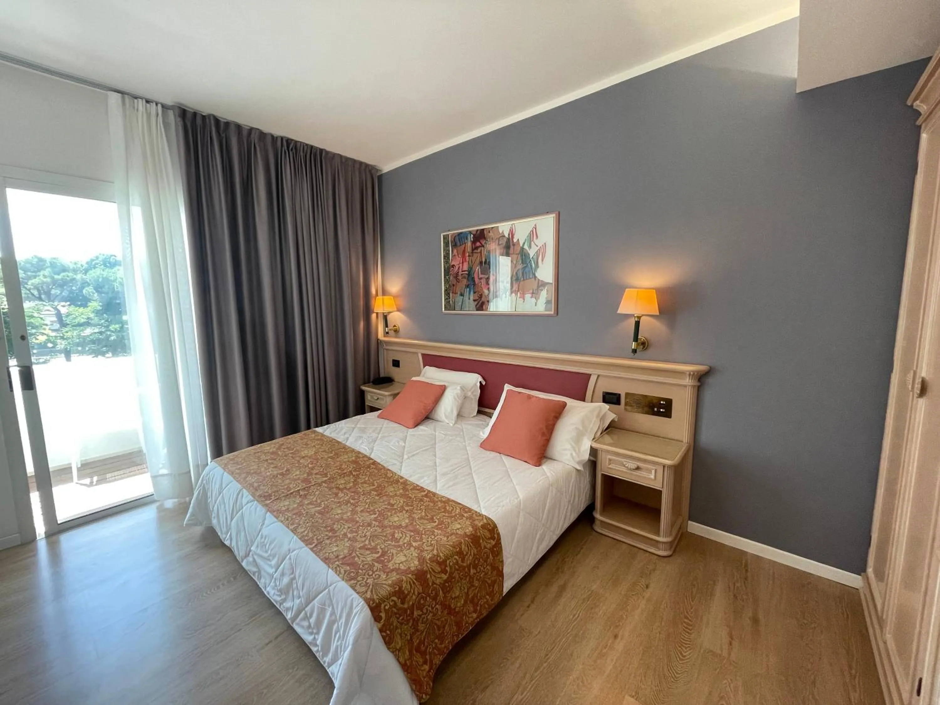 Bed in Park Hotel Cellini