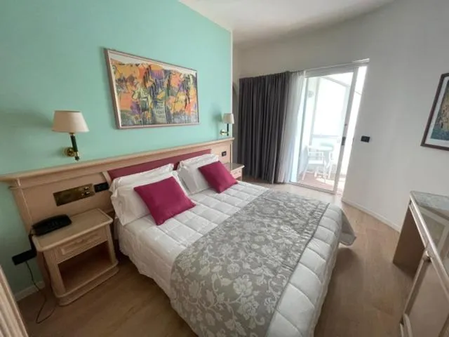 Bed in Park Hotel Cellini