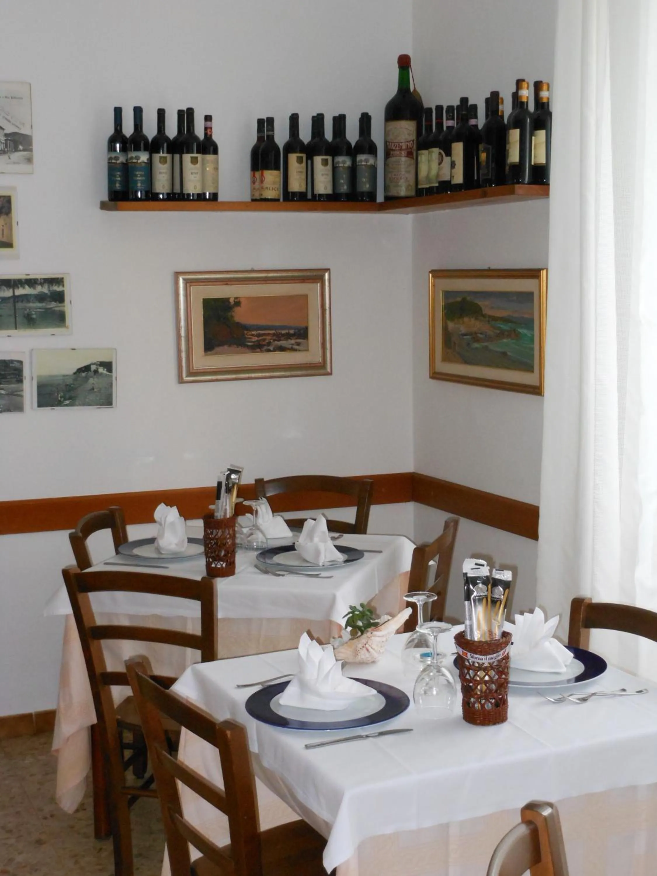 Dining area in Hotel Fiammetta