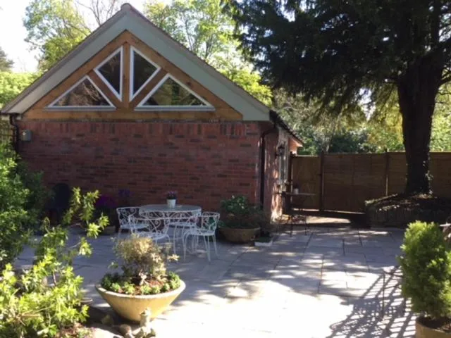 Patio in The Potting Shed