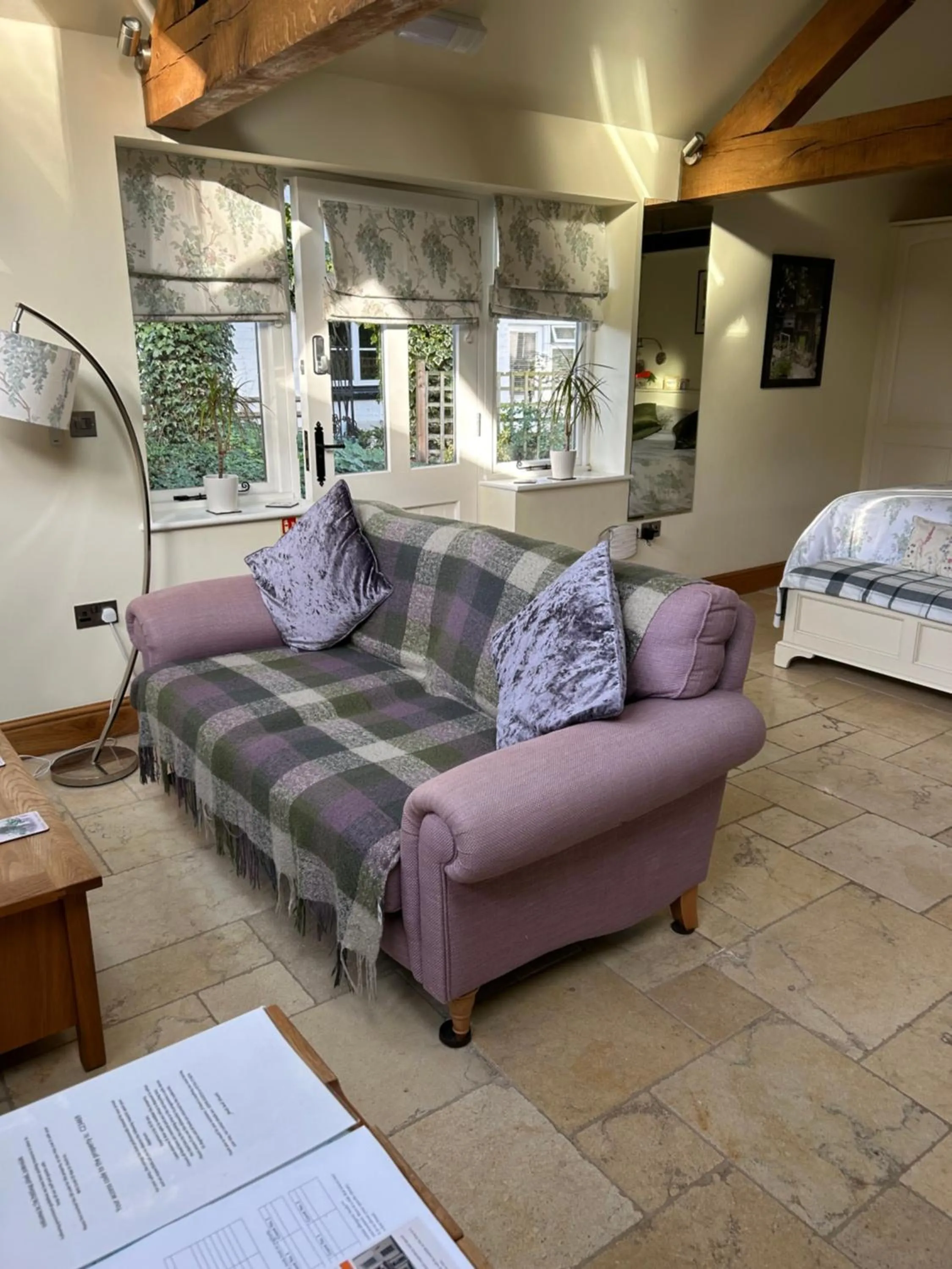 Seating area in The Potting Shed