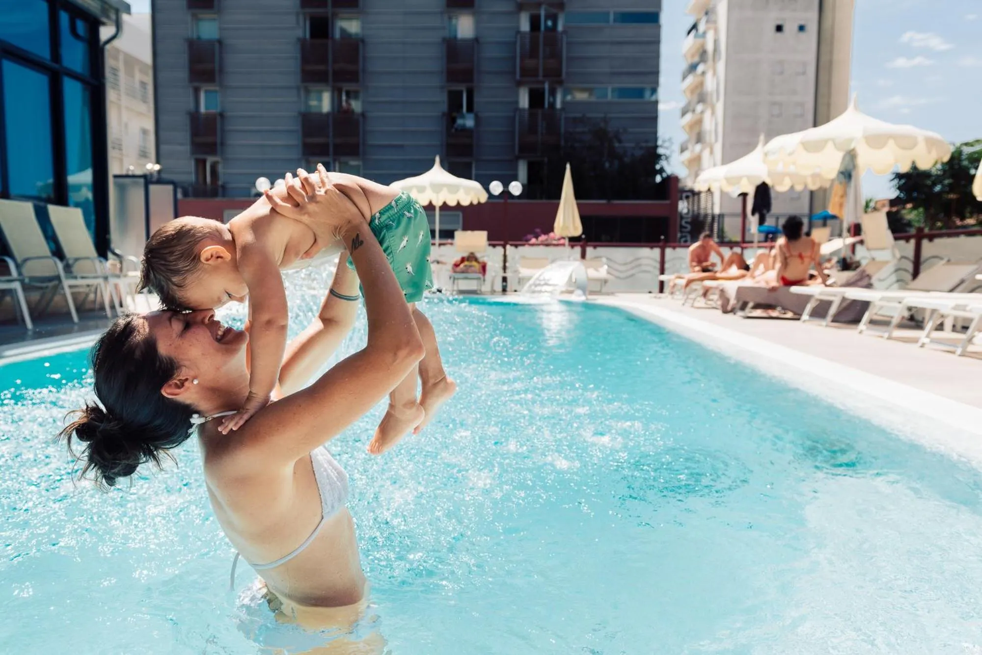 Swimming pool in Hotel Brioni Mare