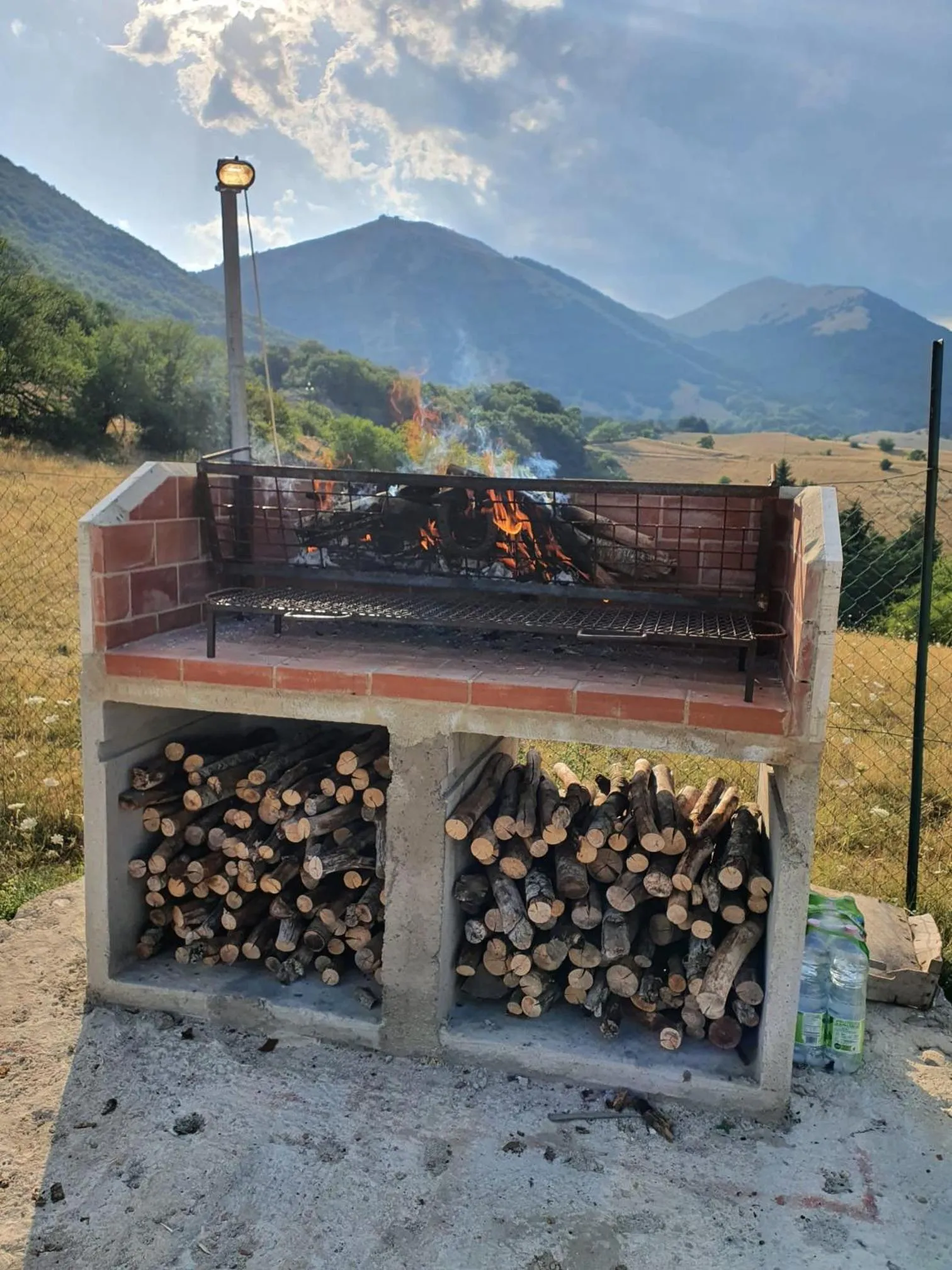 BBQ facilities in Hotel Faggio Rosso