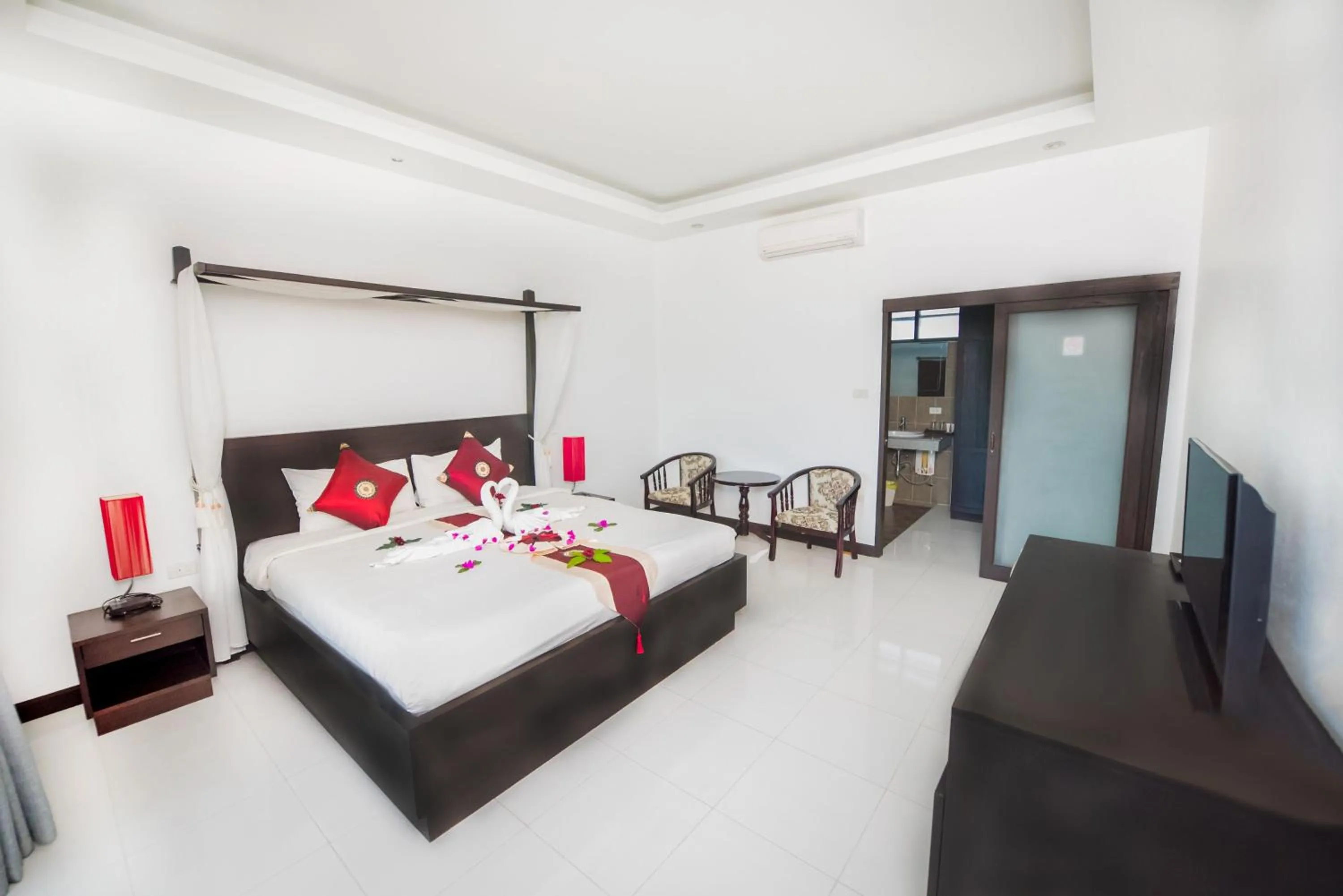 Double Room with Pool View in Phuket Monaburi Boutique Hotel