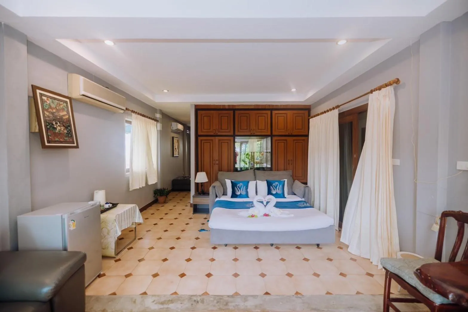 Bedroom, Bed in Phuket Monaburi Boutique Hotel