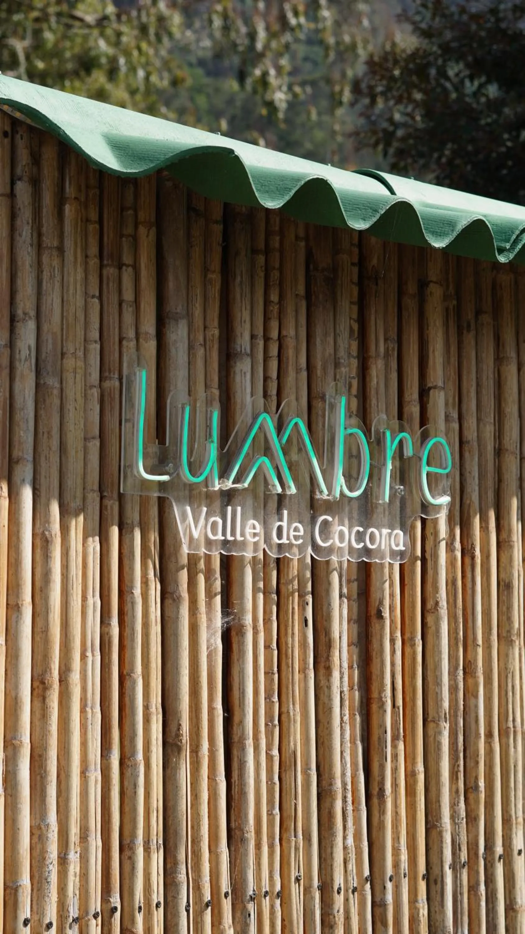 Garden view in Glamping Lumbre