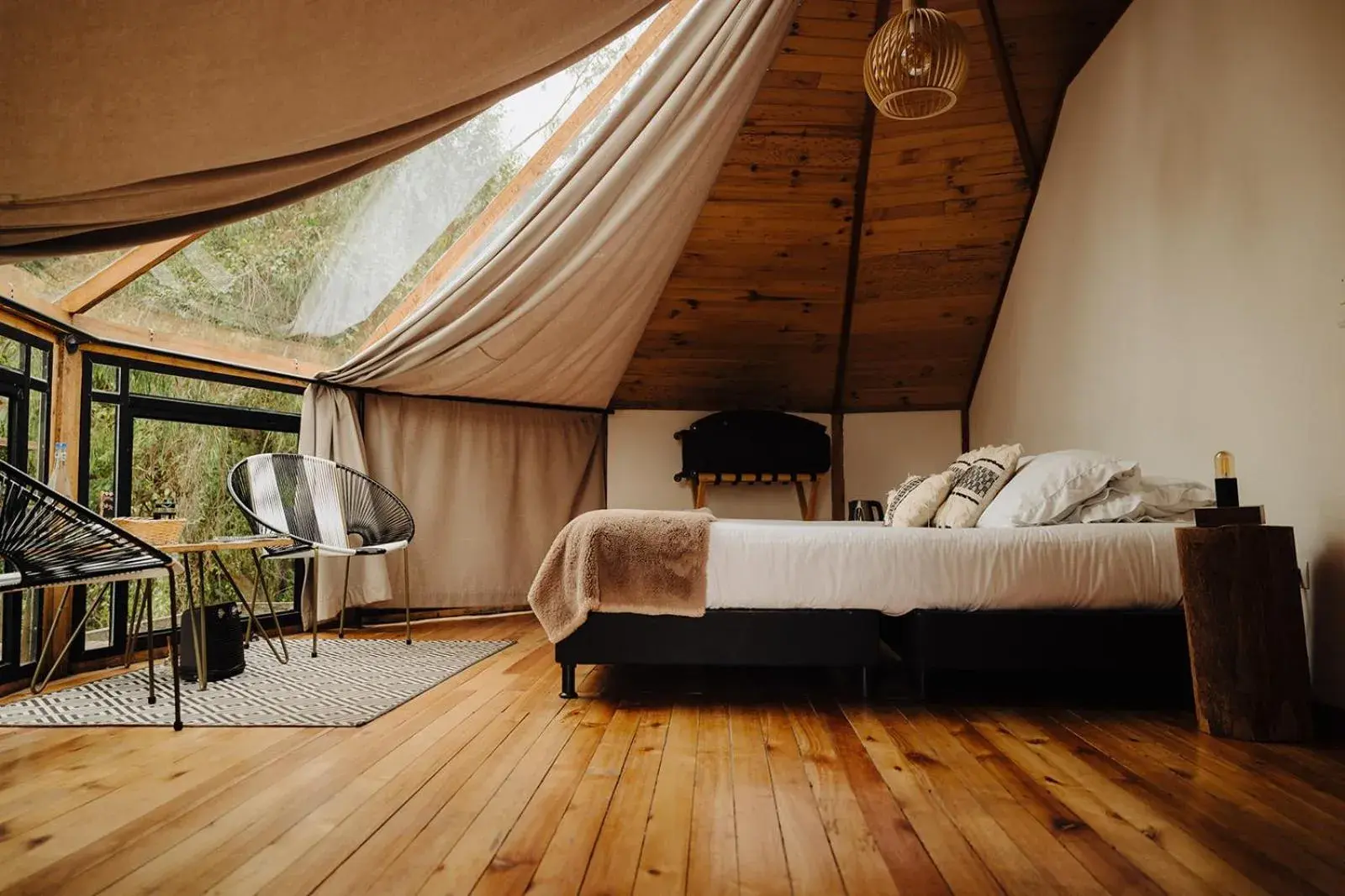 Bedroom, Bed in Glamping Lumbre Bedroom, Bed in Glamping Lumbre