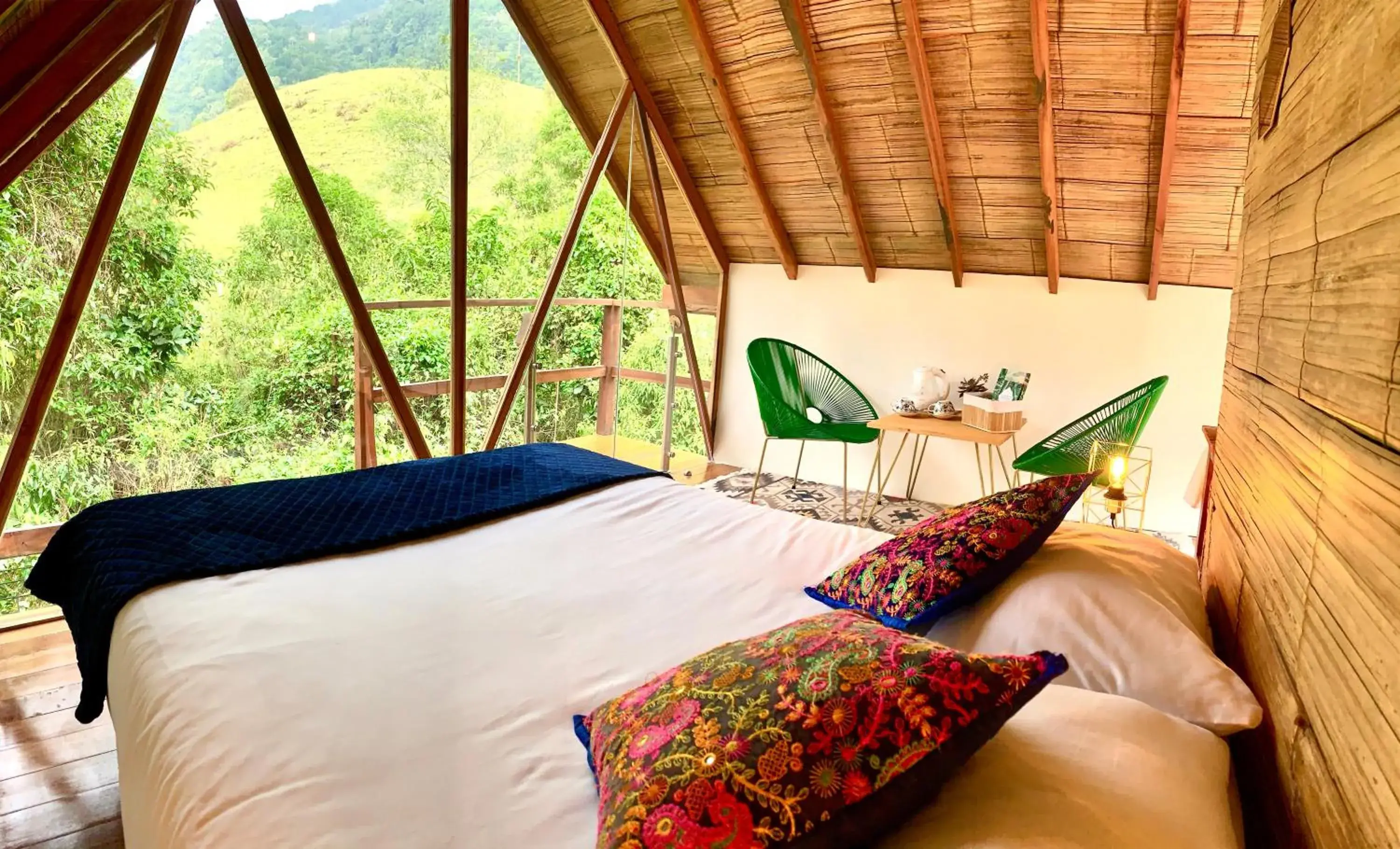 Deluxe Double Room with Balcony in Glamping Lumbre Deluxe Double Room with Balcony in Glamping Lumbre