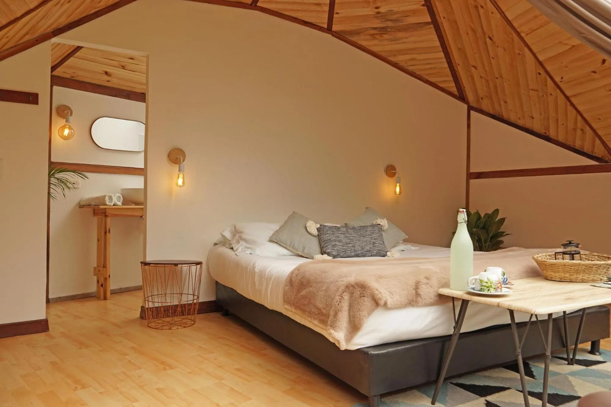 Bed in Glamping Lumbre