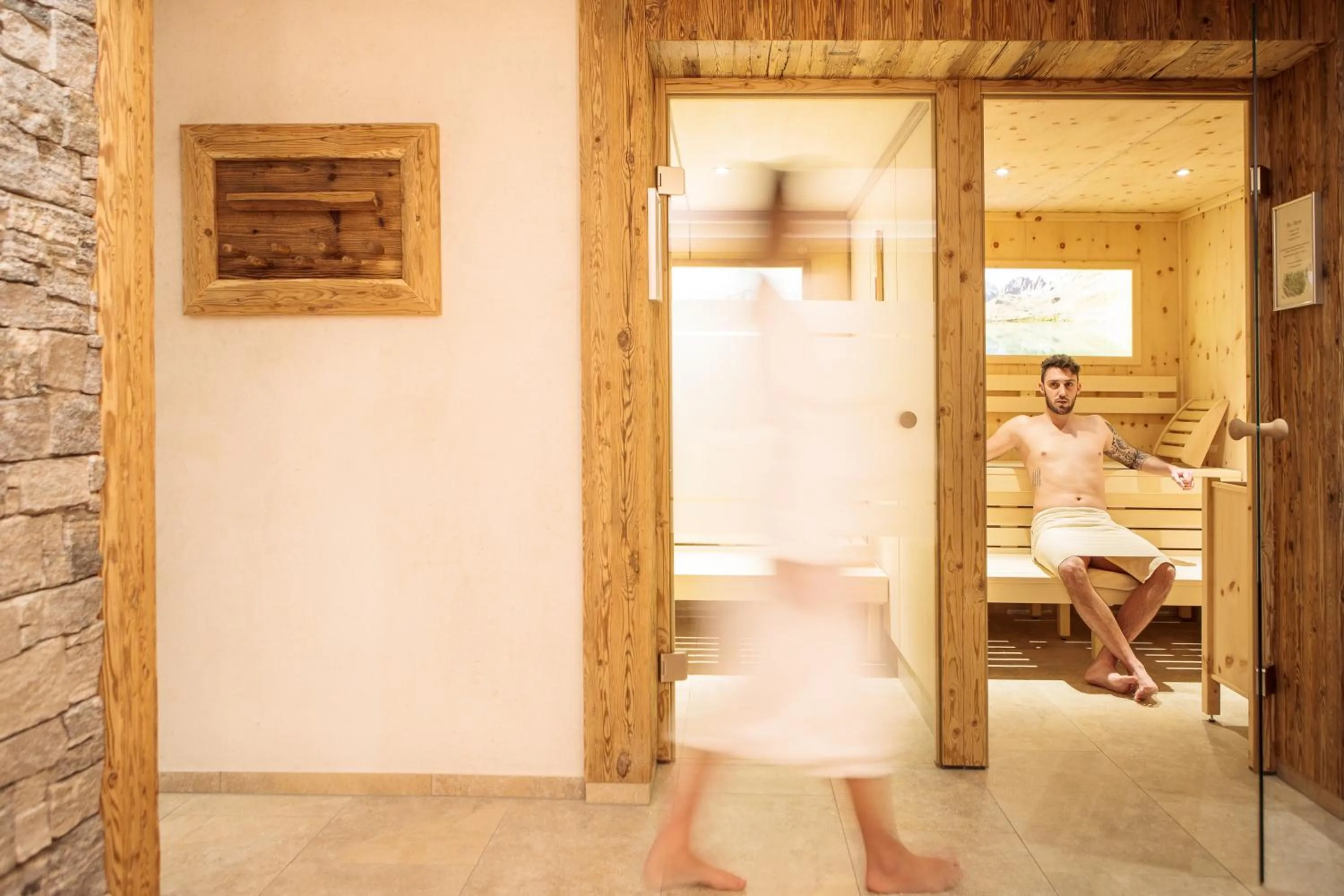 Sauna in Hotel Garni Mirabell