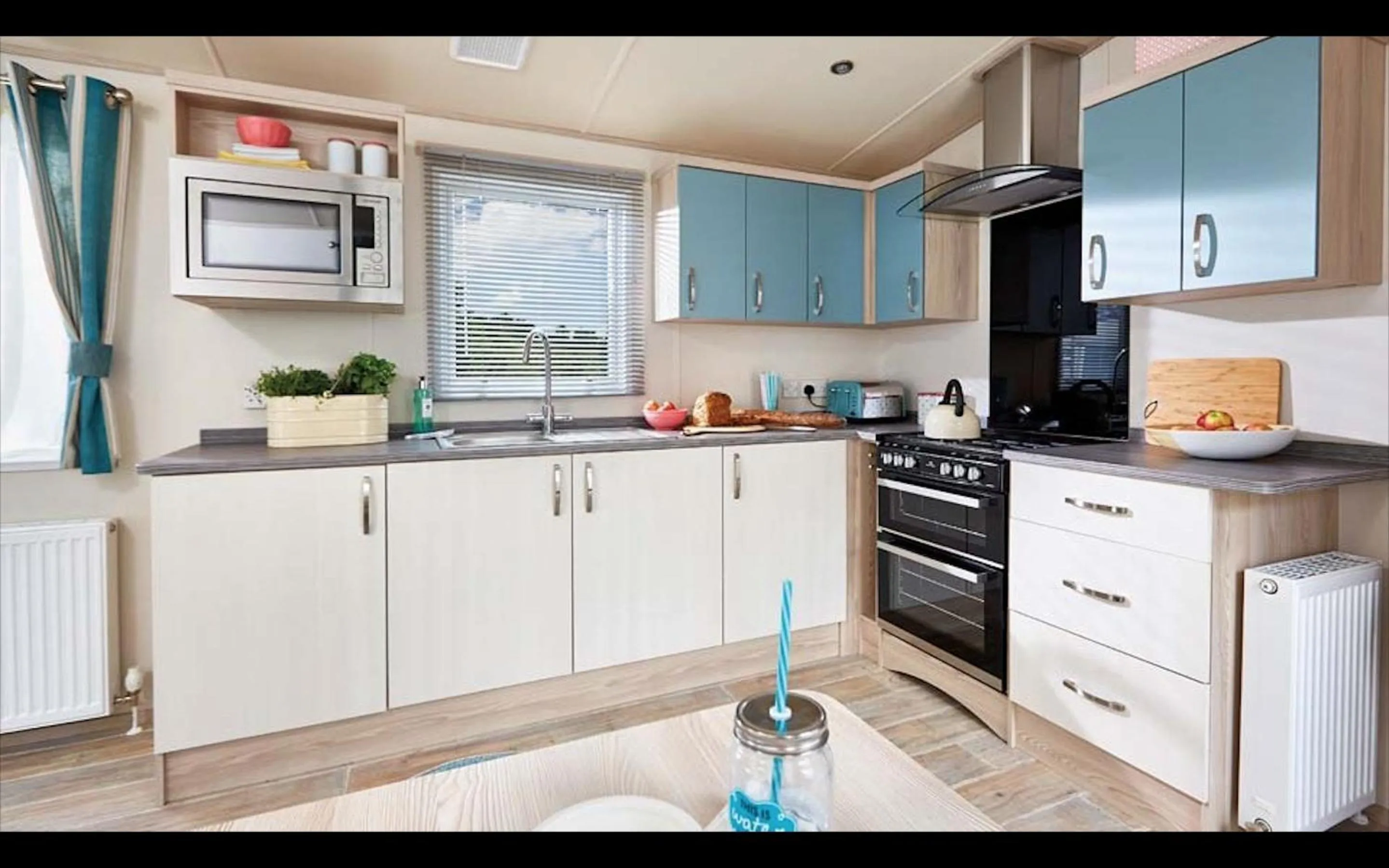 Kitchen or kitchenette in Cardigan Bay Holiday Park
