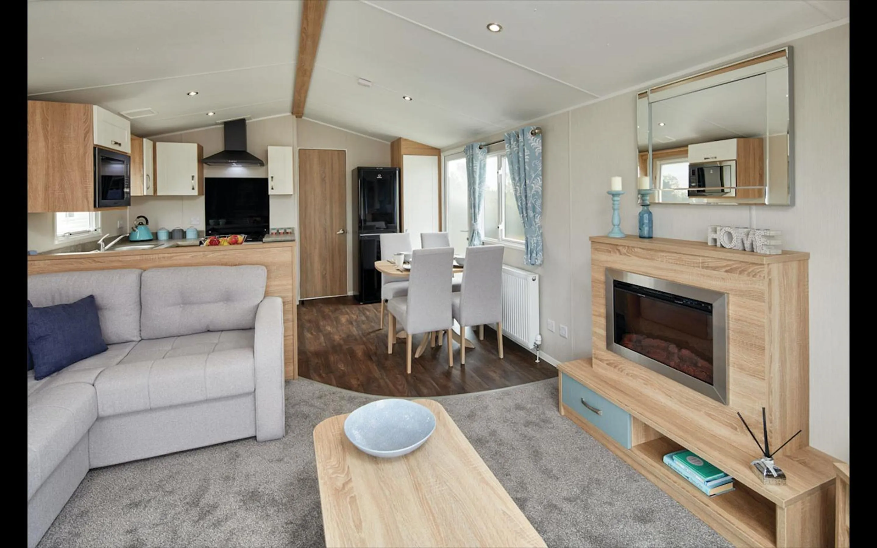 Kitchen or kitchenette in Cardigan Bay Holiday Park