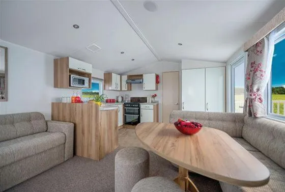 Kitchen or kitchenette in Cardigan Bay Holiday Park