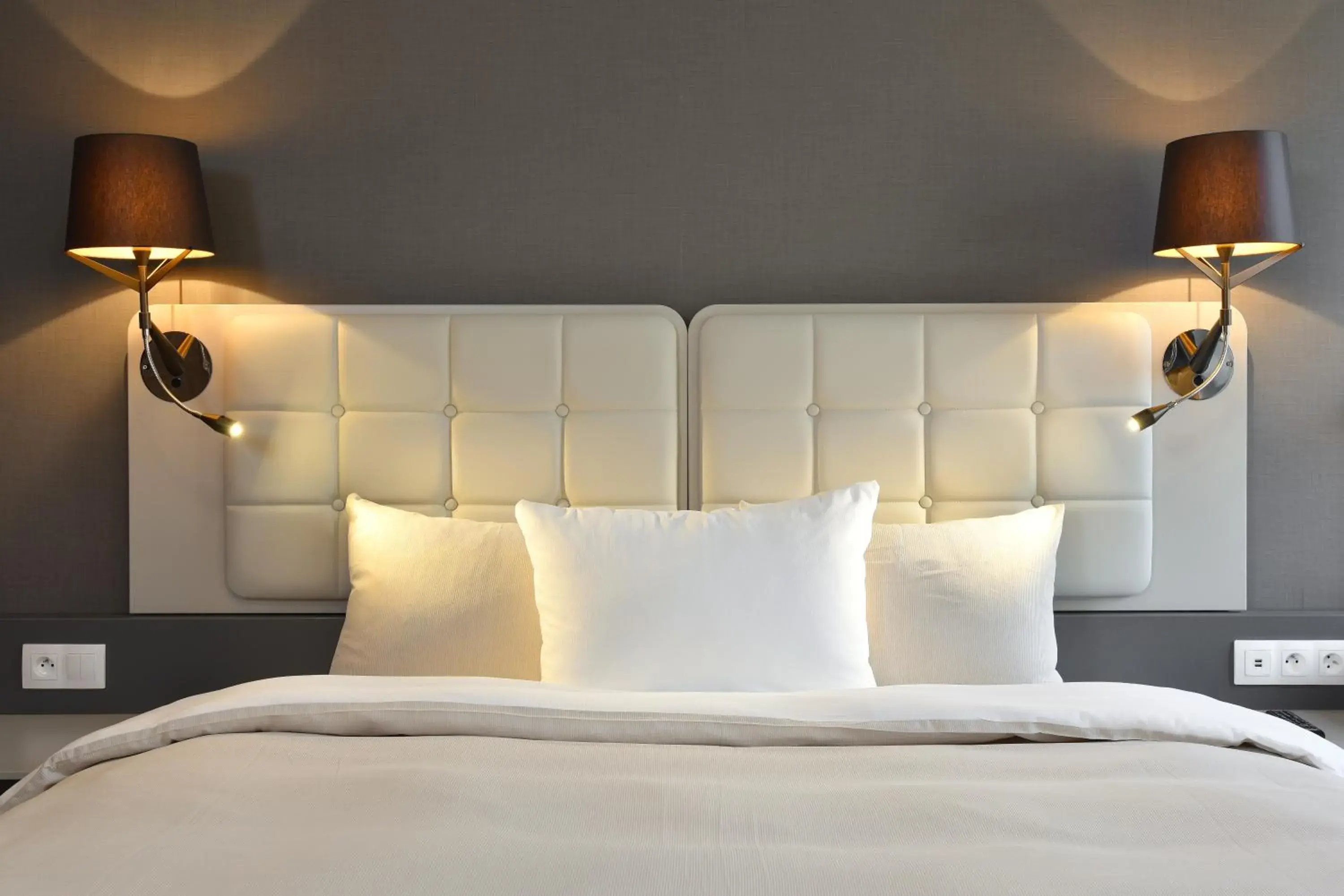 Bed in Martin's All Suites Bed in Martin's All Suites