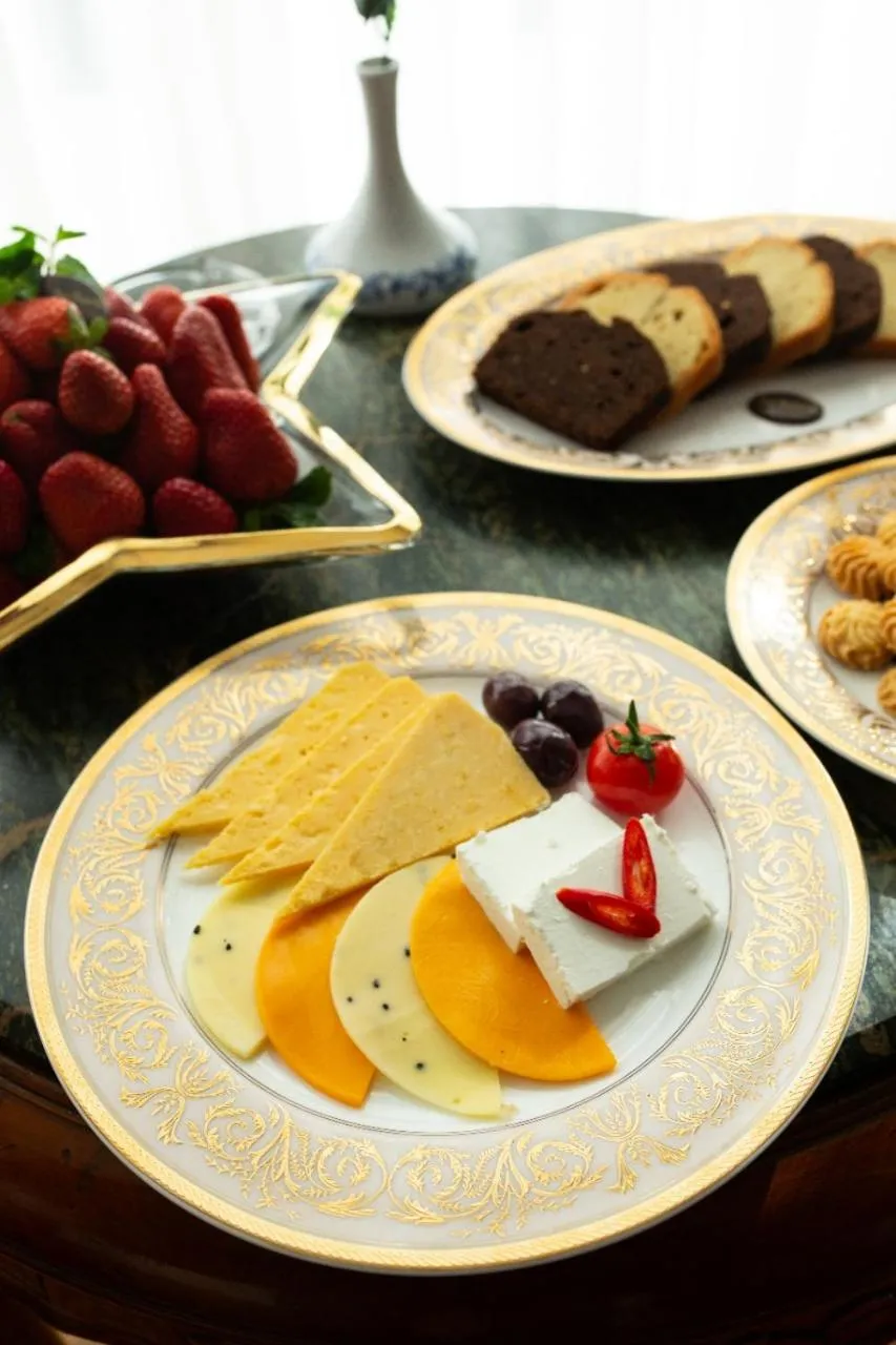 Food close-up in San Giovanni Stanly Hotel