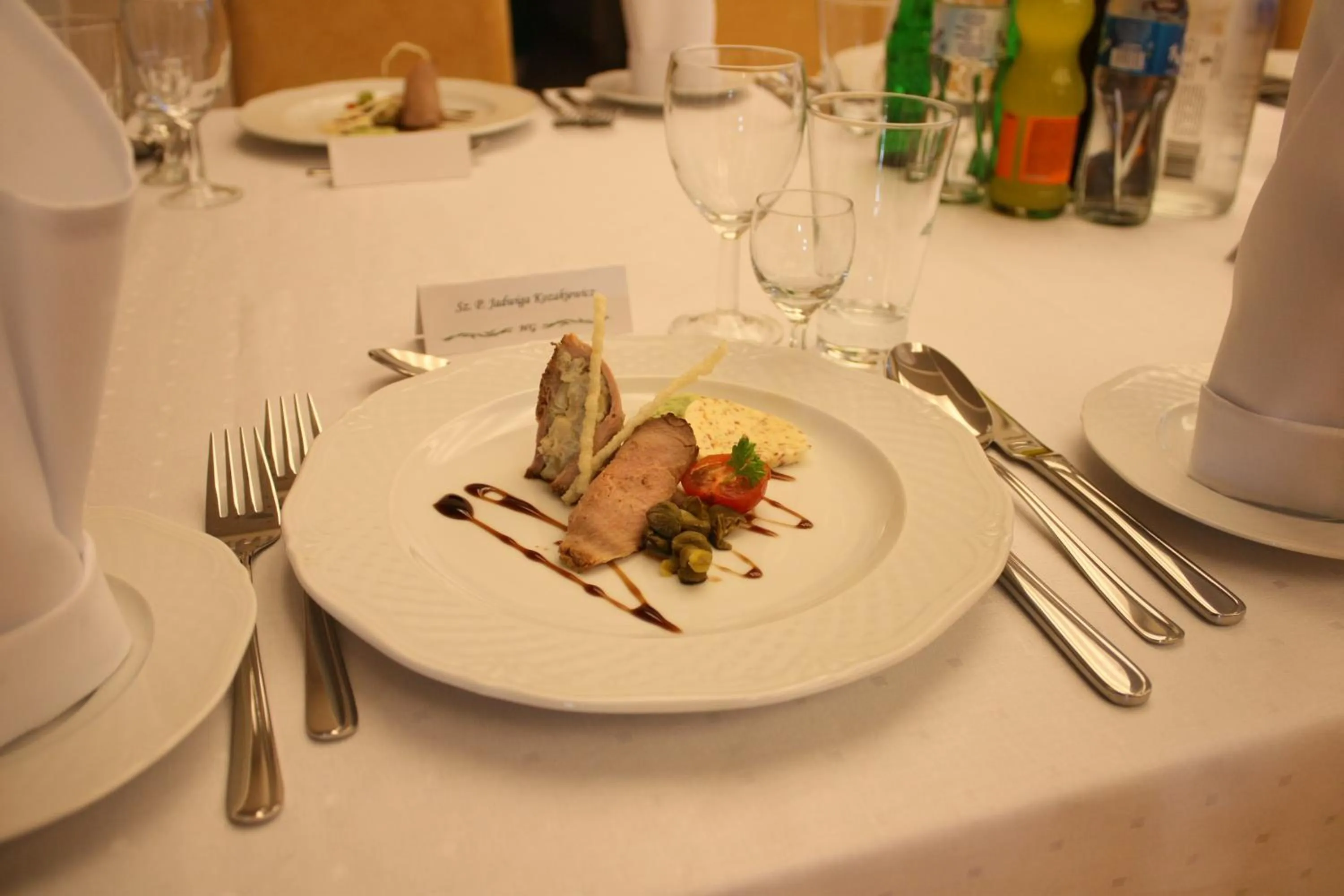 Food and drinks in Hotel Gniecki Gdansk