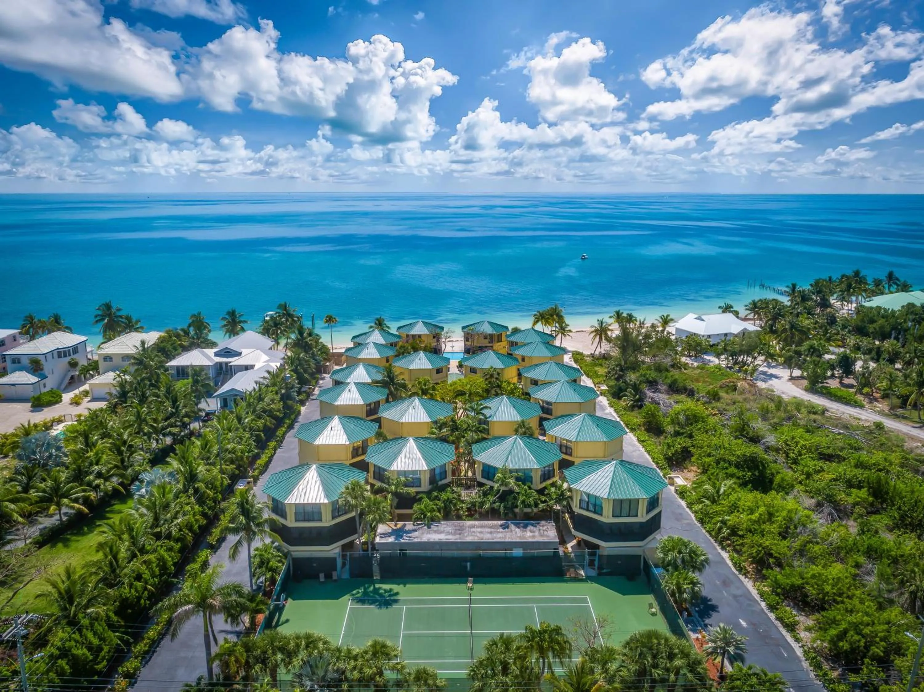 Bird's eye view in Coco Plum Beach & Tennis Club & Marina