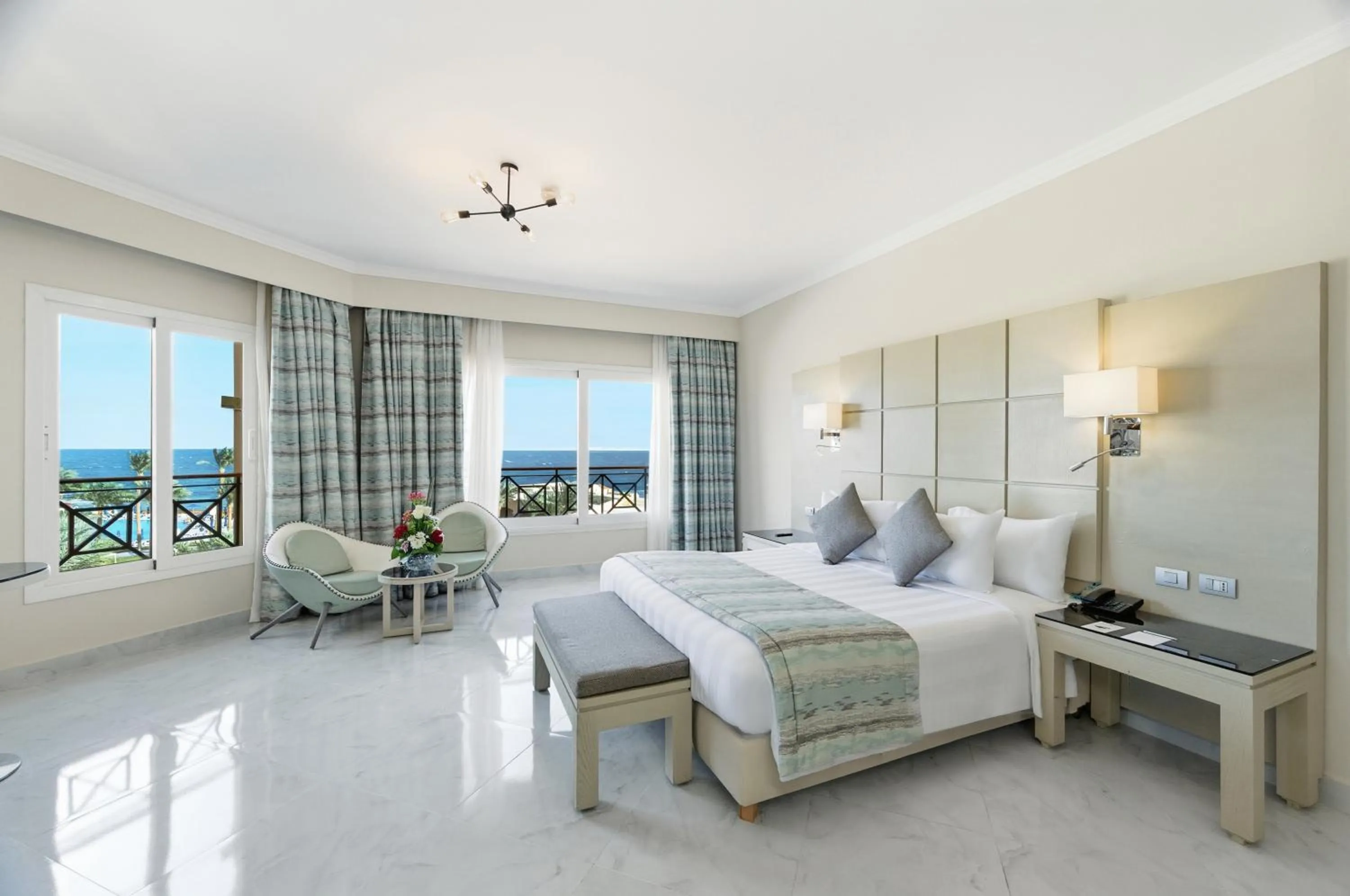 Bedroom, Bed in Cleopatra Luxury Resort Sharm El Sheikh