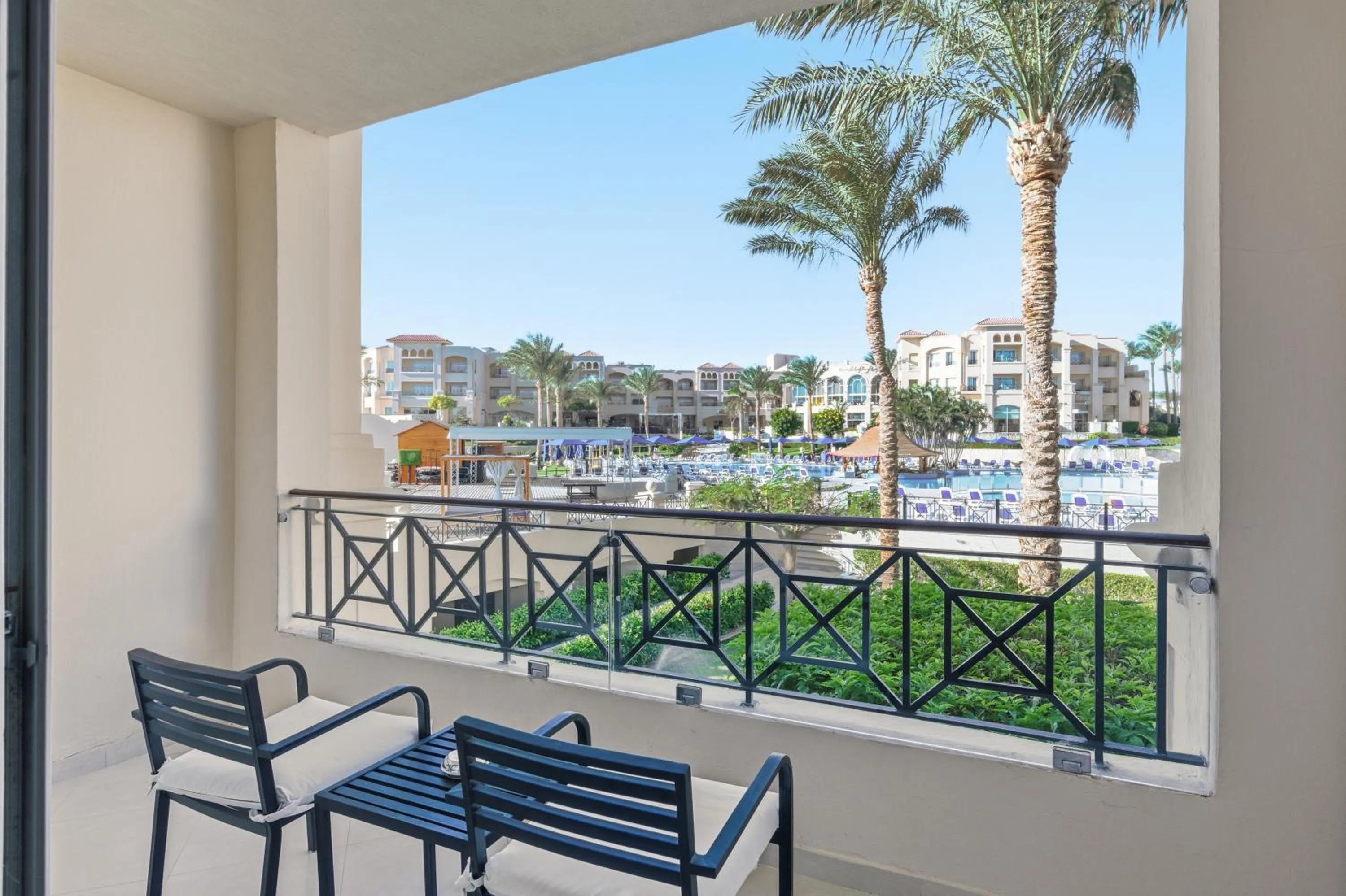 Pool view in Cleopatra Luxury Resort Sharm El Sheikh