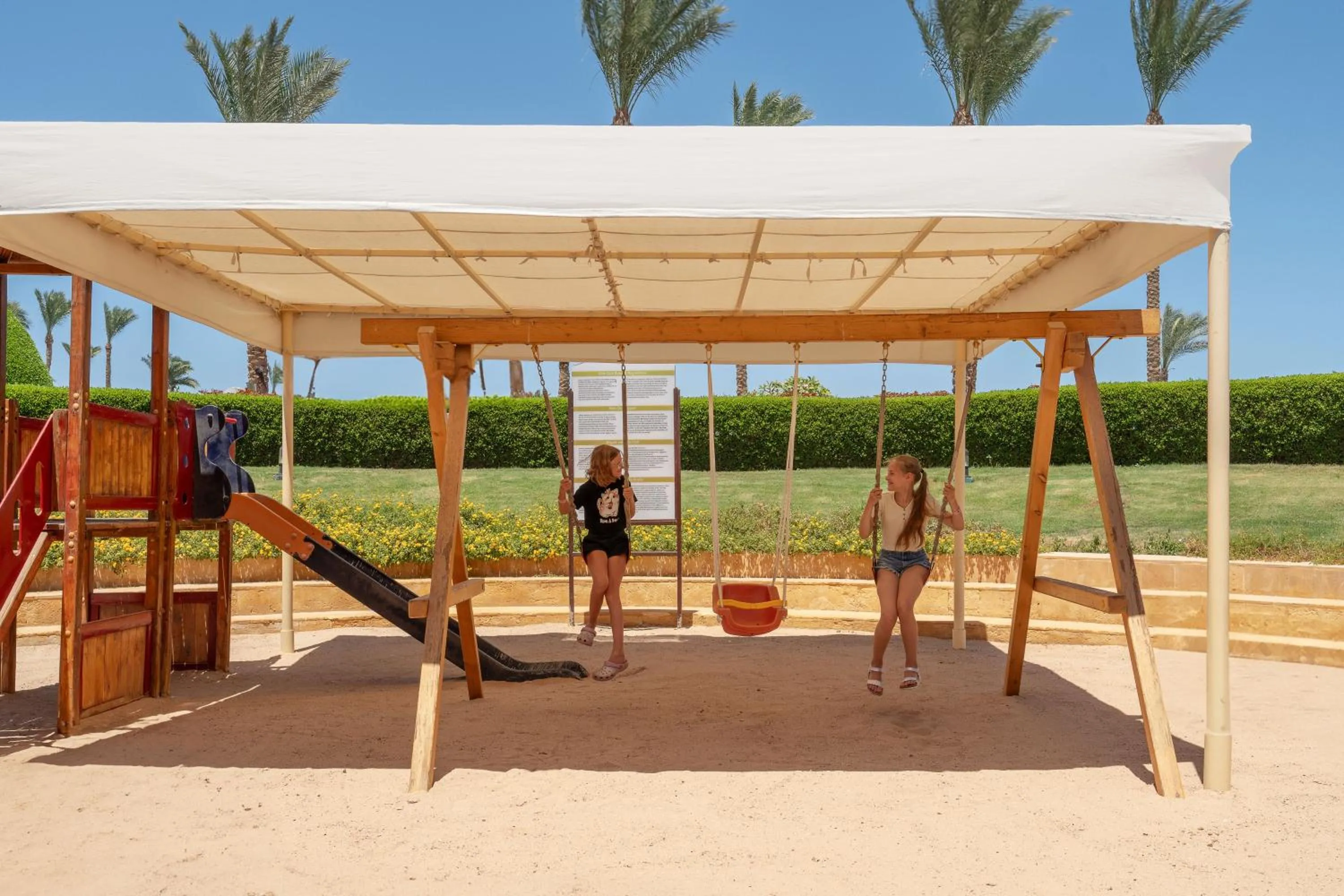 Children play ground in Cleopatra Luxury Resort Sharm El Sheikh