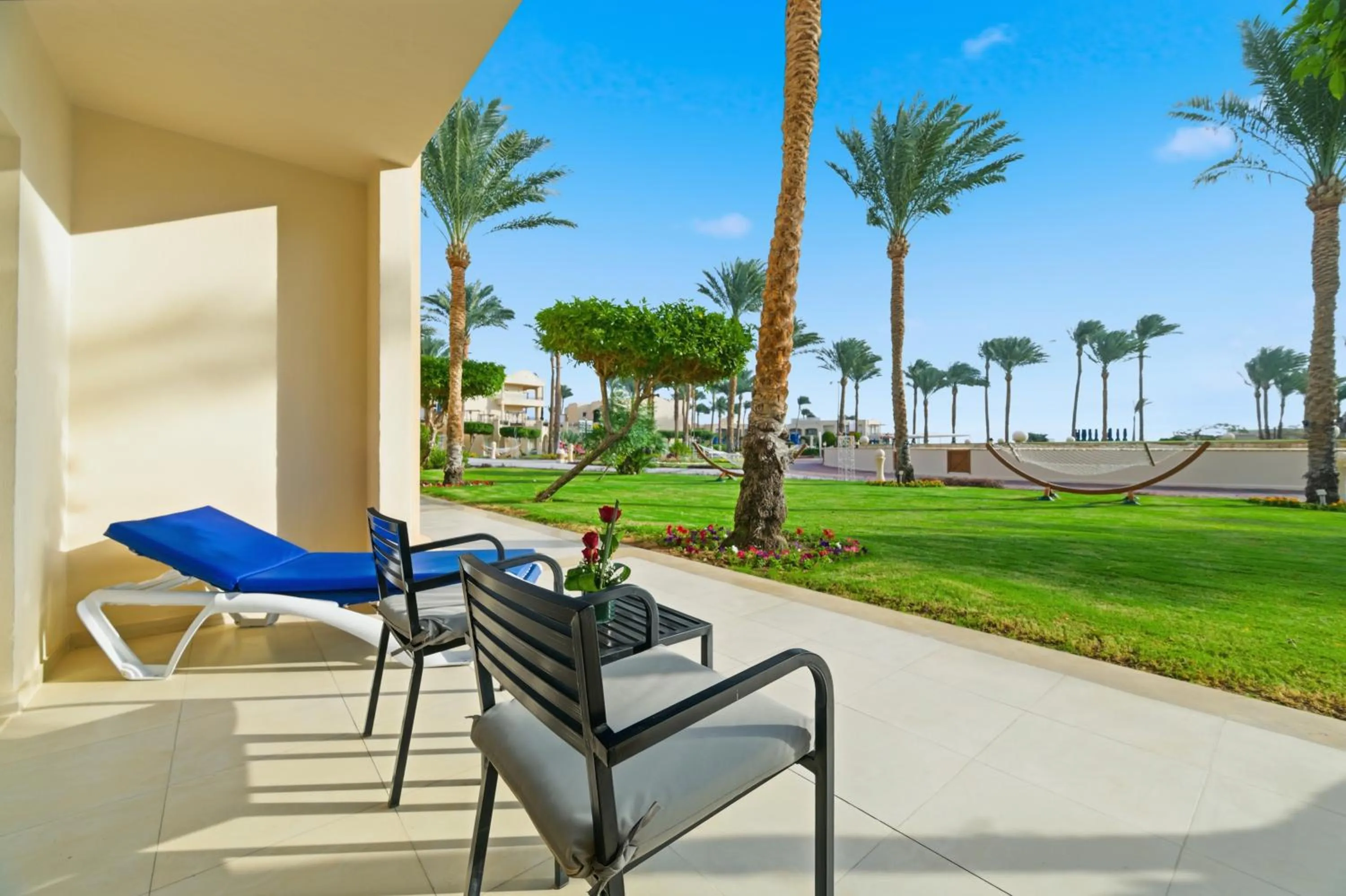 Garden view in Cleopatra Luxury Resort Sharm El Sheikh