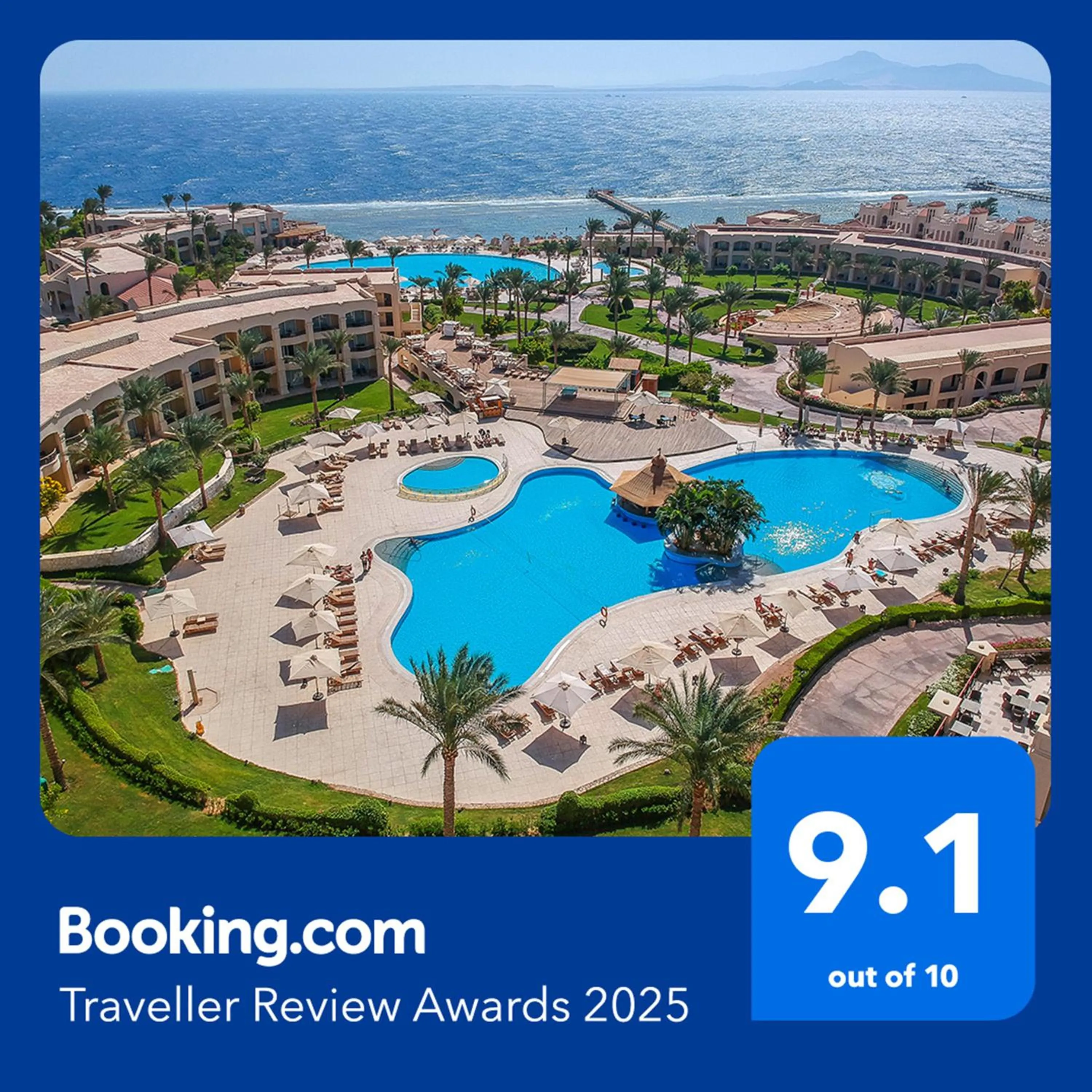 Swimming pool in Cleopatra Luxury Resort Sharm El Sheikh