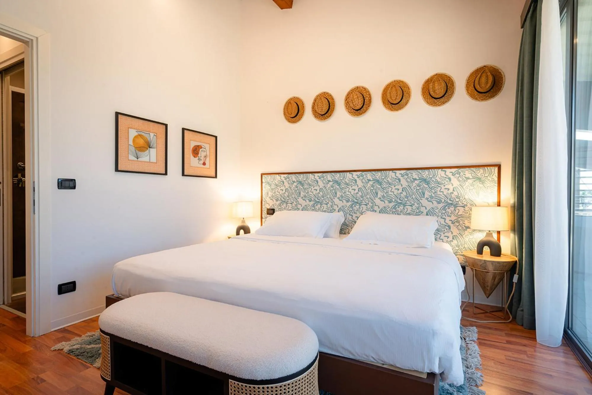 Bed in Club del Sole Tenuta Primero Grado Family Collection