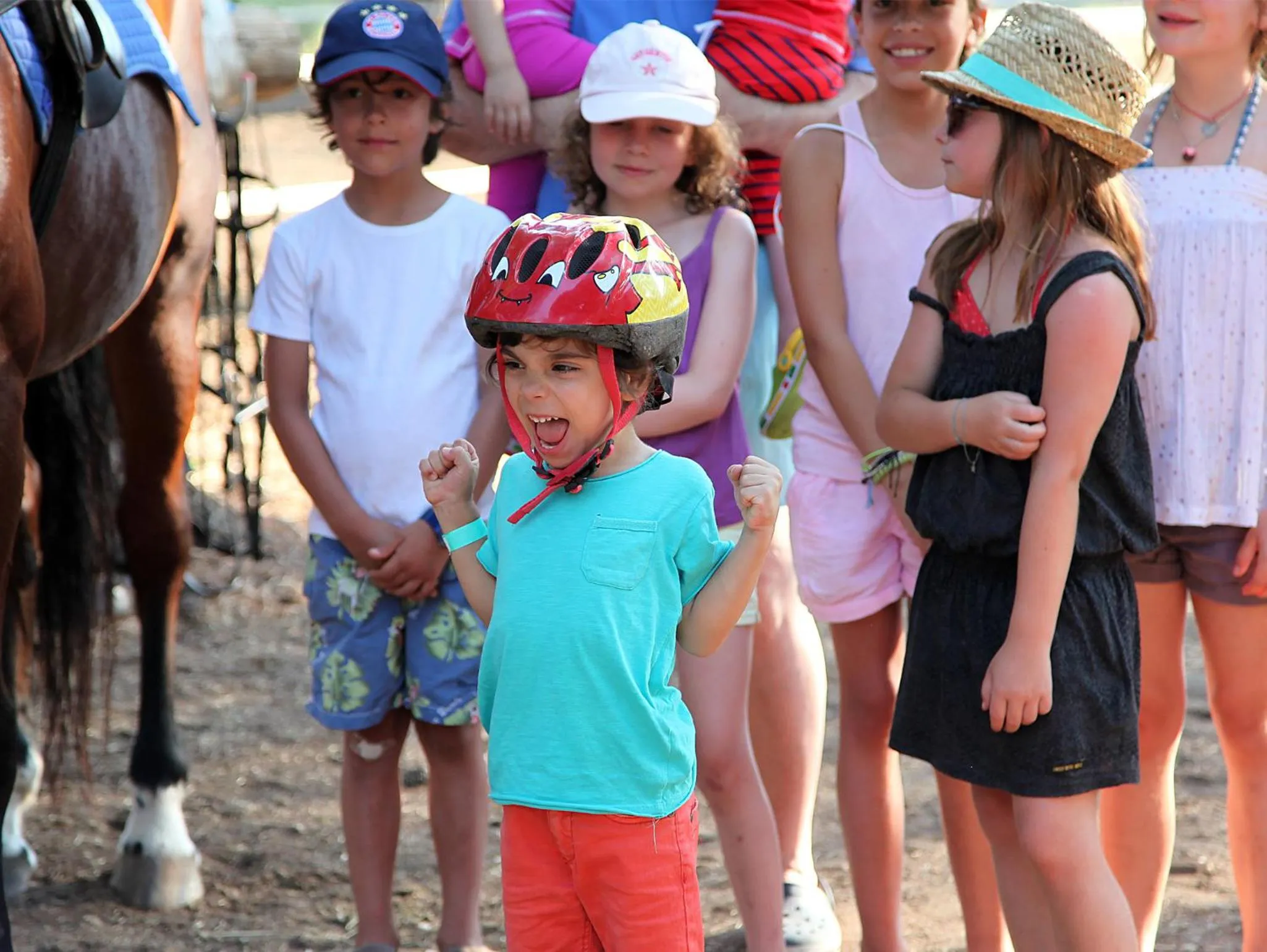 Horse-riding in Thalatta Seaside Hotel