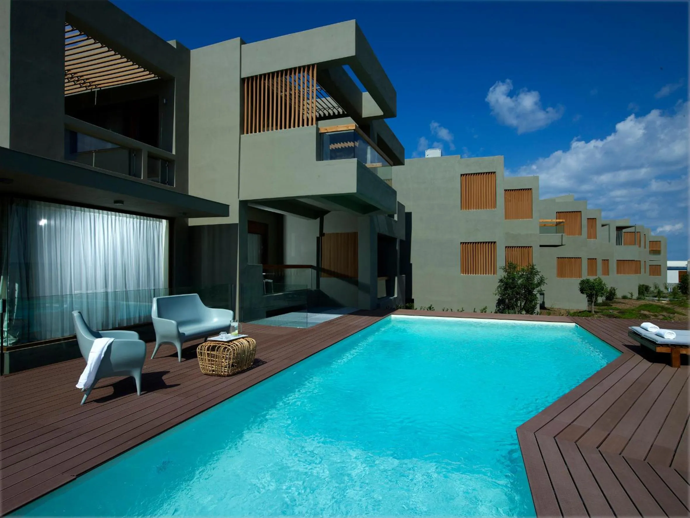 Facade/entrance in Thalatta Seaside Hotel